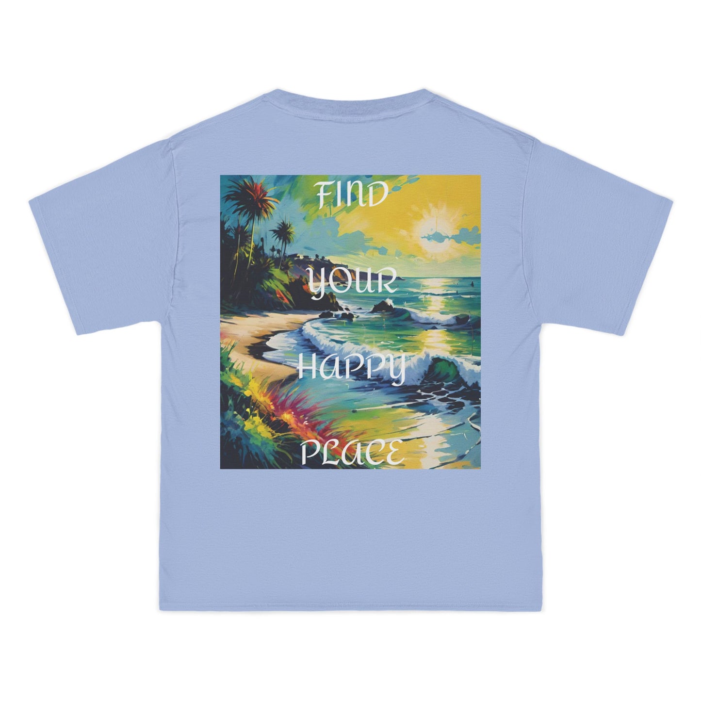 DECODED | FIND YOUR HAPPY PLACE | Unisex Beefy-T® Short-Sleeve T-Shirt