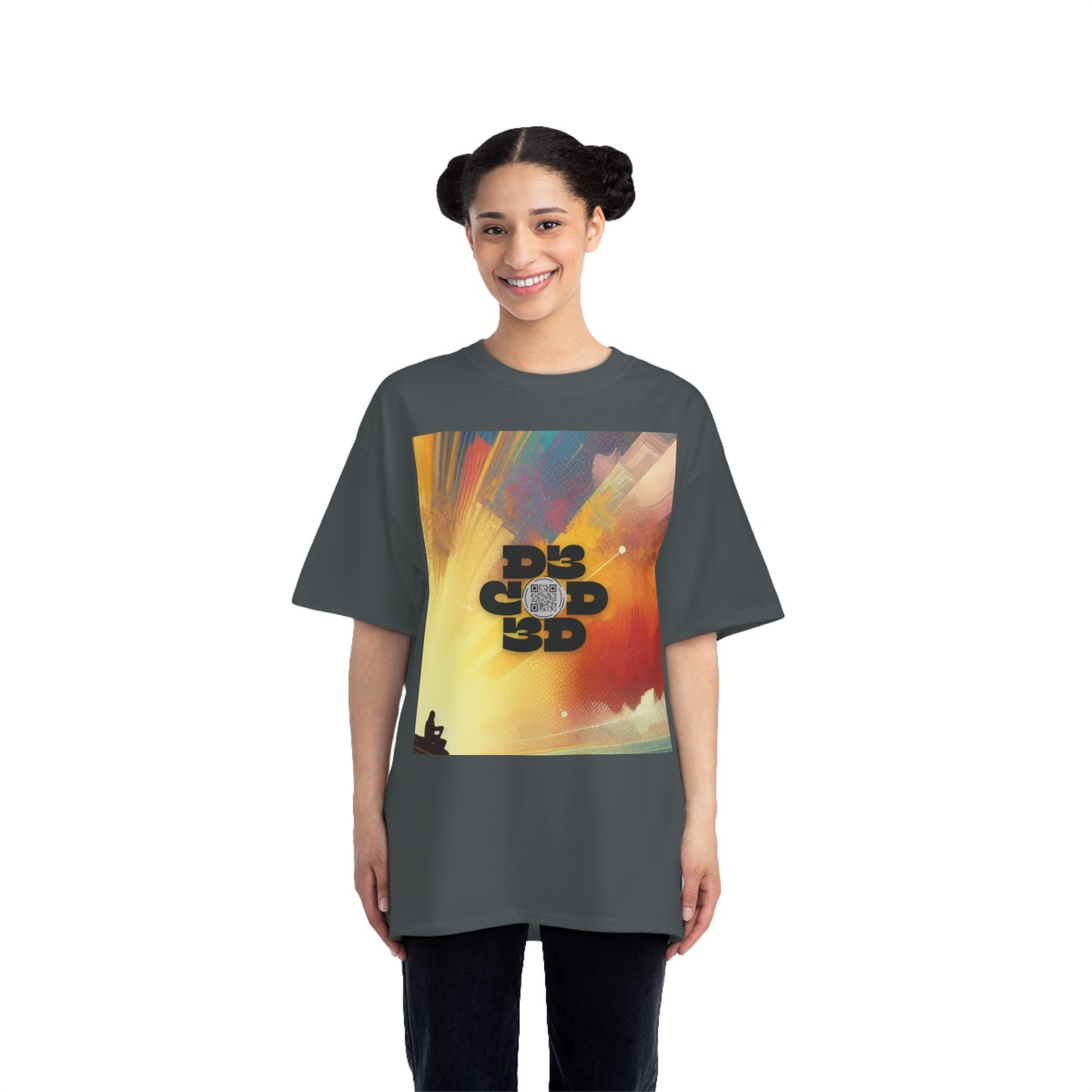 ENCODED | STAY ADVENTUROUS Unisex Beefy-T® Short-Sleeve T-Shirt
