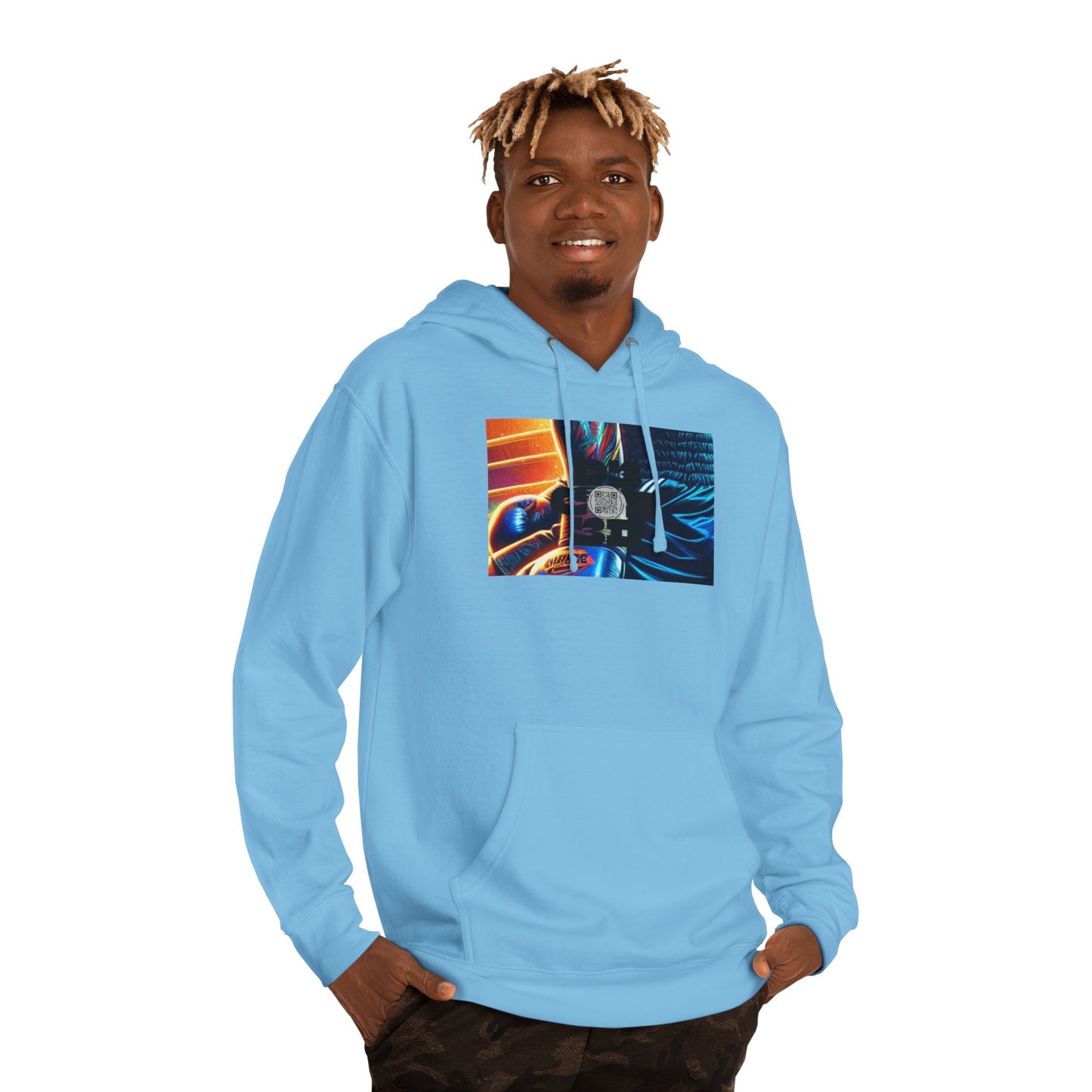 NO CODE | DEFY DEFEAT | Unisex Hooded Sweatshirt