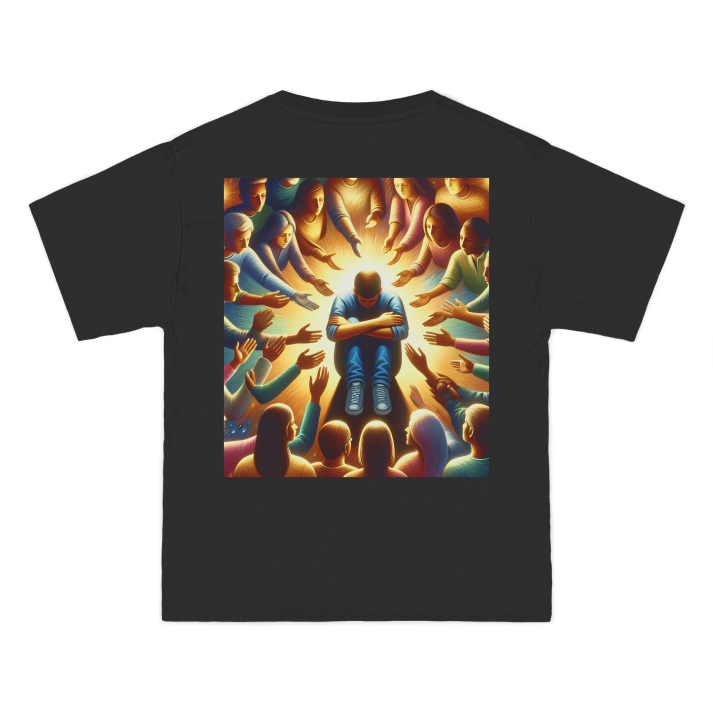 NO CODE | YOU ARE NOT ALONE | Unisex Beefy-T® short-sleeve T-shirt