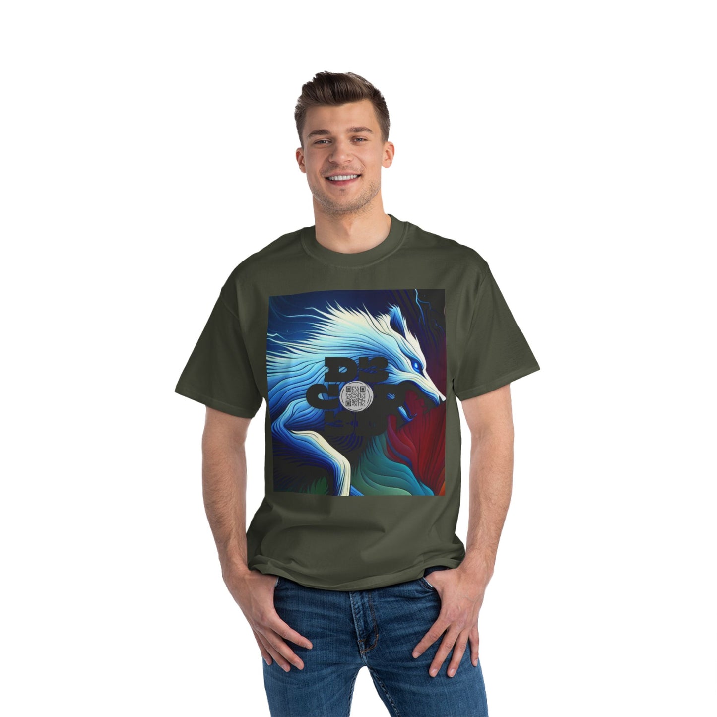 ENCODED | YOU CAN OVERCOME ANYTHING Unisex Beefy-T® short-sleeve T-shirt