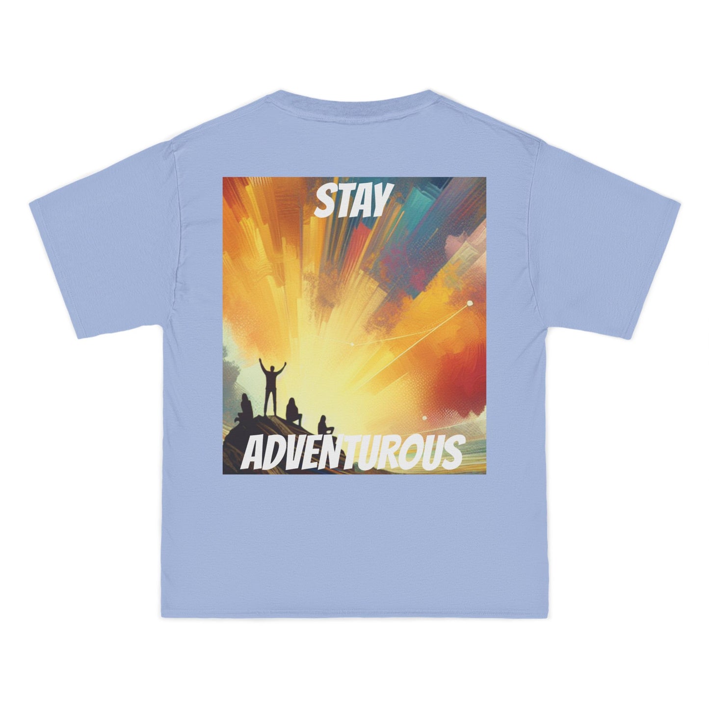 DECODED | STAY ADVENTUROUS | Unisex Beefy-T® Short-Sleeve T-Shirt