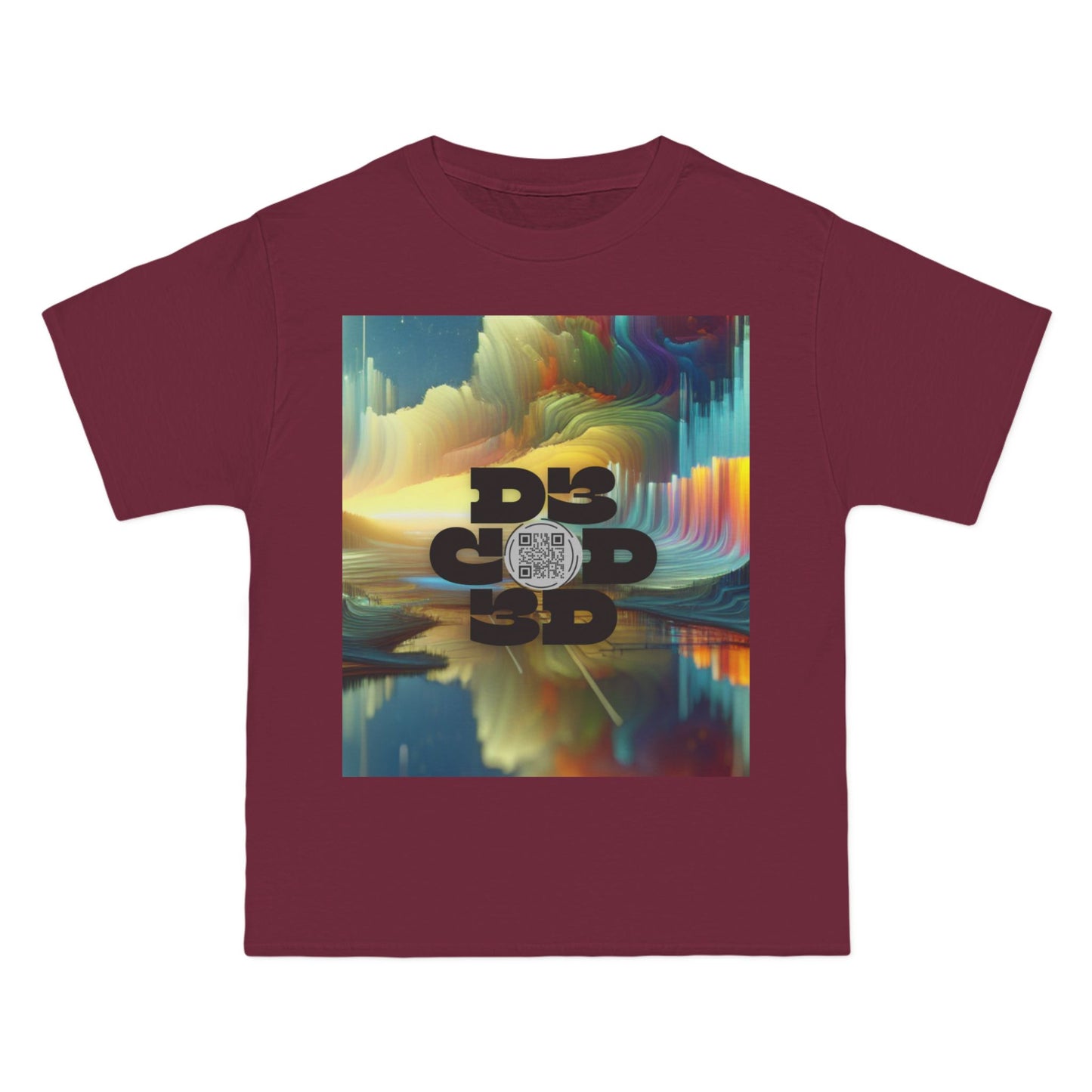 ENCODED | JOURNEY TO THE UNKNOWN Unisex Beefy-T® short-sleeve T-shirt