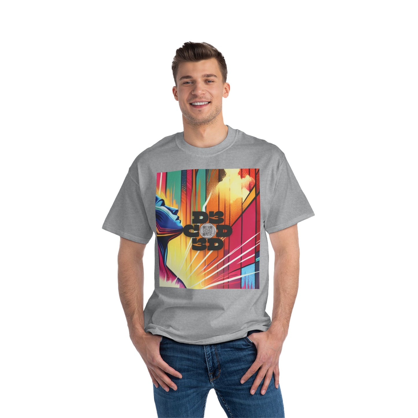 ENCODED | YOU HOLD THE POWER Unisex Beefy-T® Short-Sleeve T-Shirt