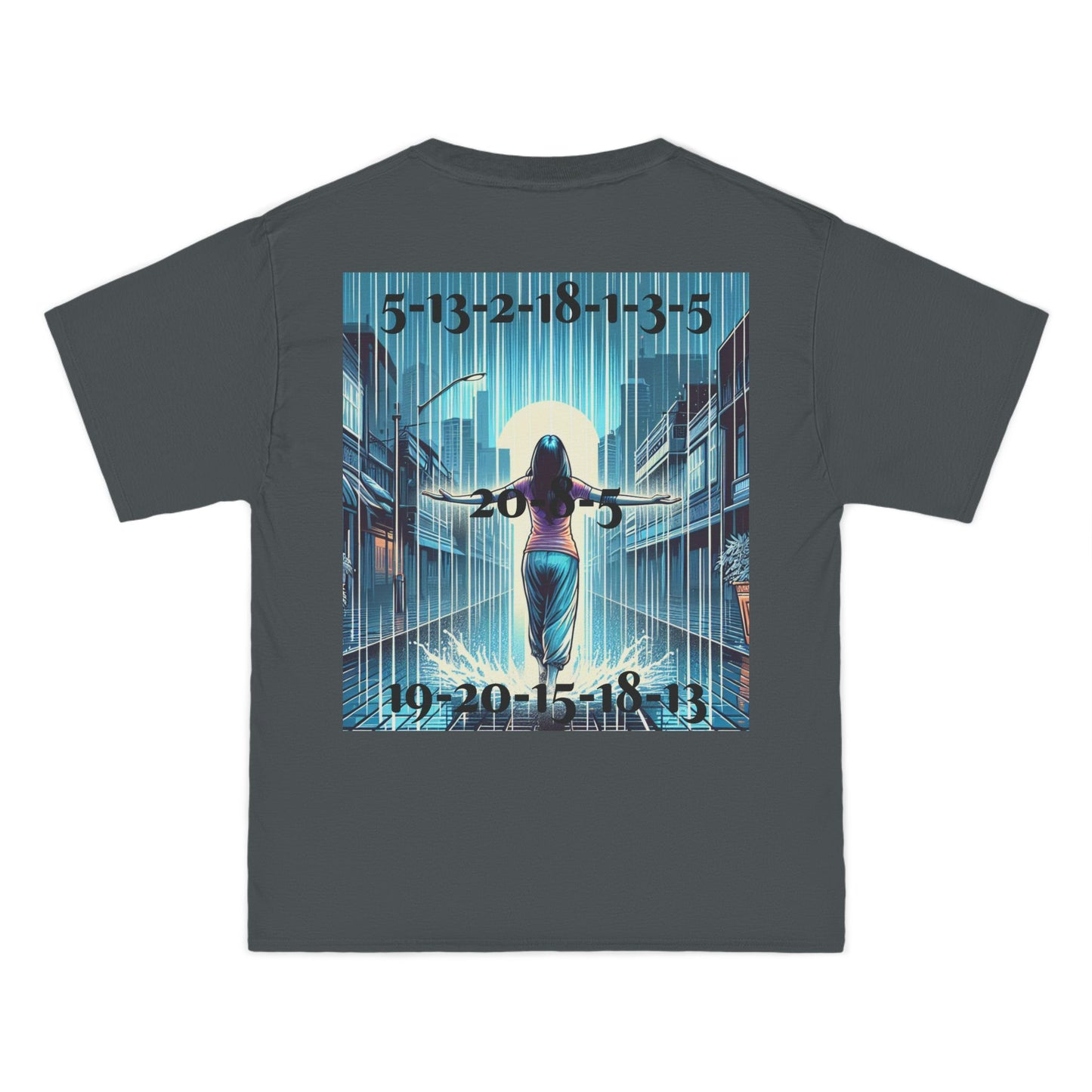 ENCODED | EMBRACE THE STORM Unisex Beefy-T® Short-Sleeve T-Shirt
