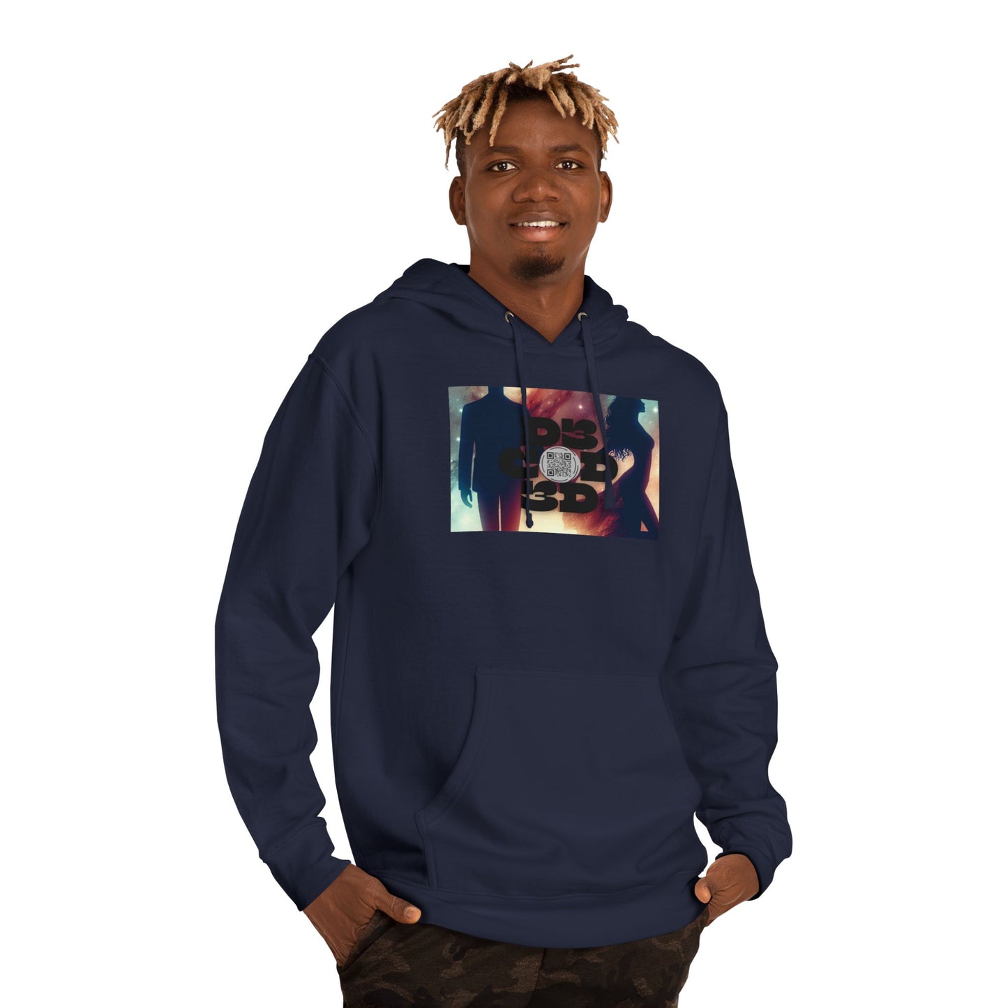 NO CODE | LOVE & BE LOVED Unisex Hooded Sweatshirt