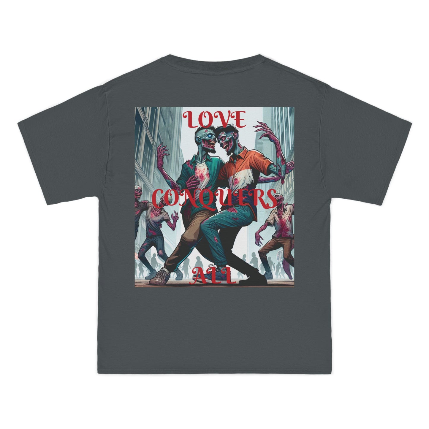 DECODED | LOVE CONQUERS ALL | Unisex Beefy-T® Short-Sleeve T-Shirt