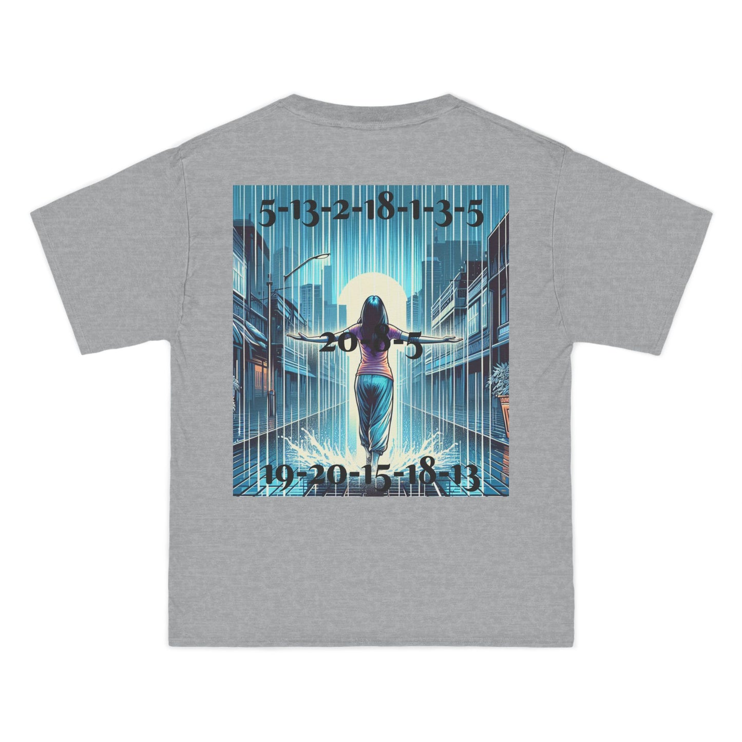 ENCODED | EMBRACE THE STORM Unisex Beefy-T® Short-Sleeve T-Shirt