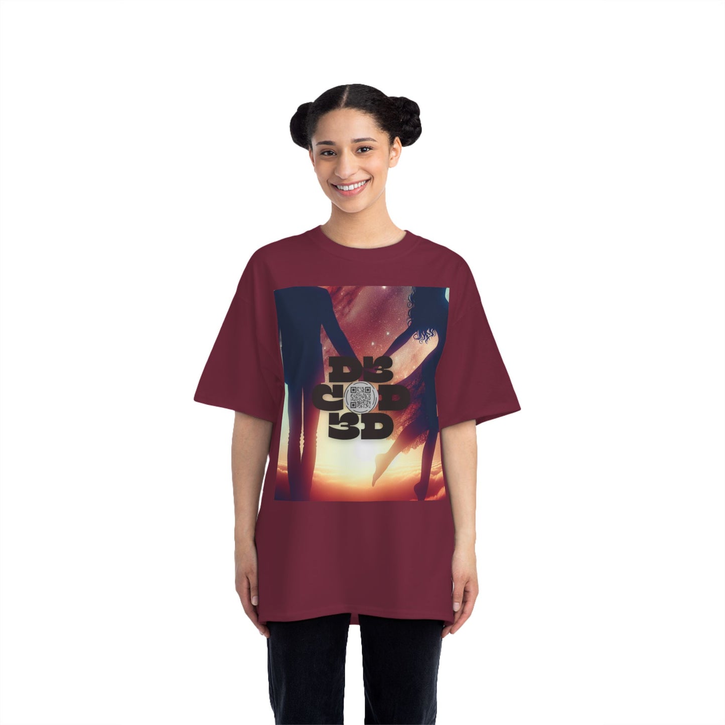 ENCODED | LOVE AND BE LOVED Unisex Beefy-T® short-sleeve T-shirt