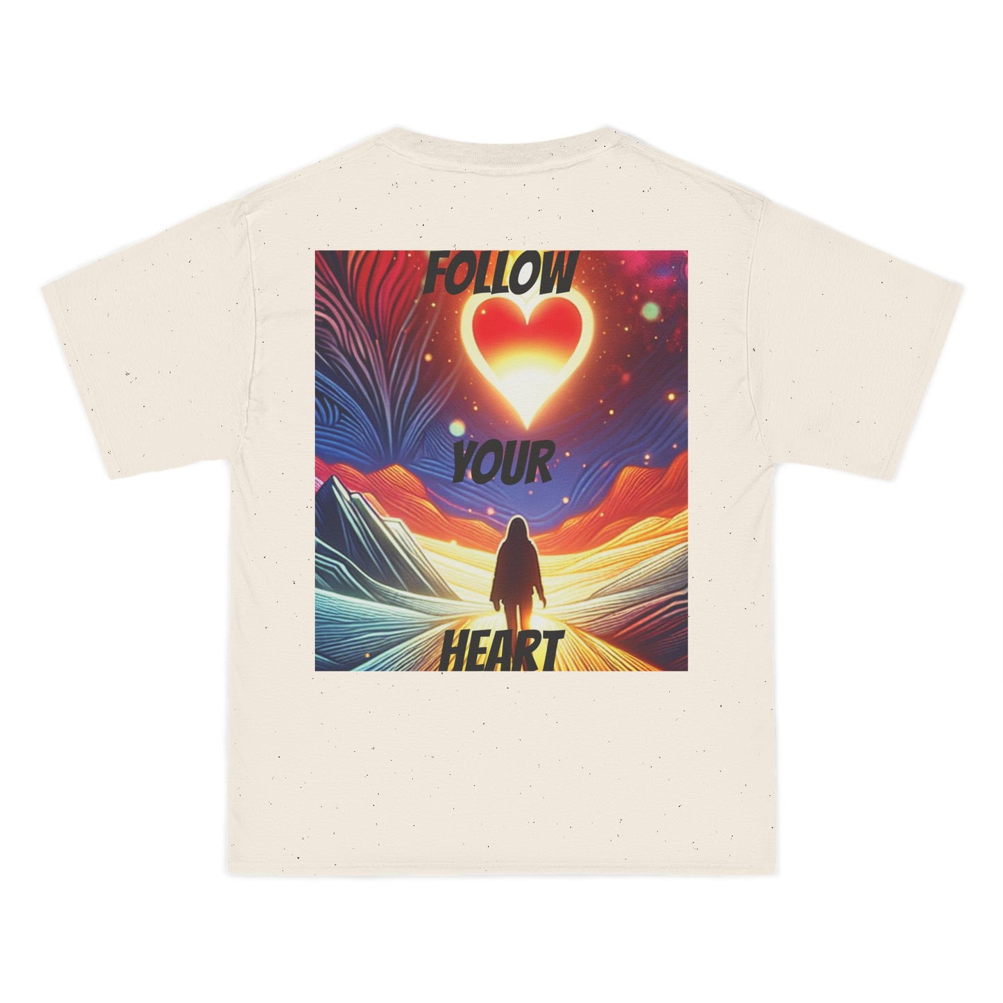 DECODED | FOLLOW YOUR HEART | Unisex Beefy-T® Short-Sleeve T-Shirt