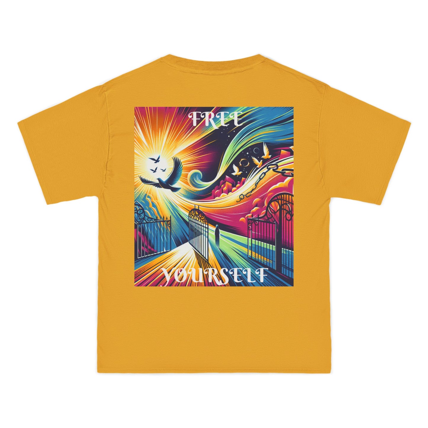 DECODED | FREE YOURSELF | Unisex Beefy-T® short-sleeve T-shirt