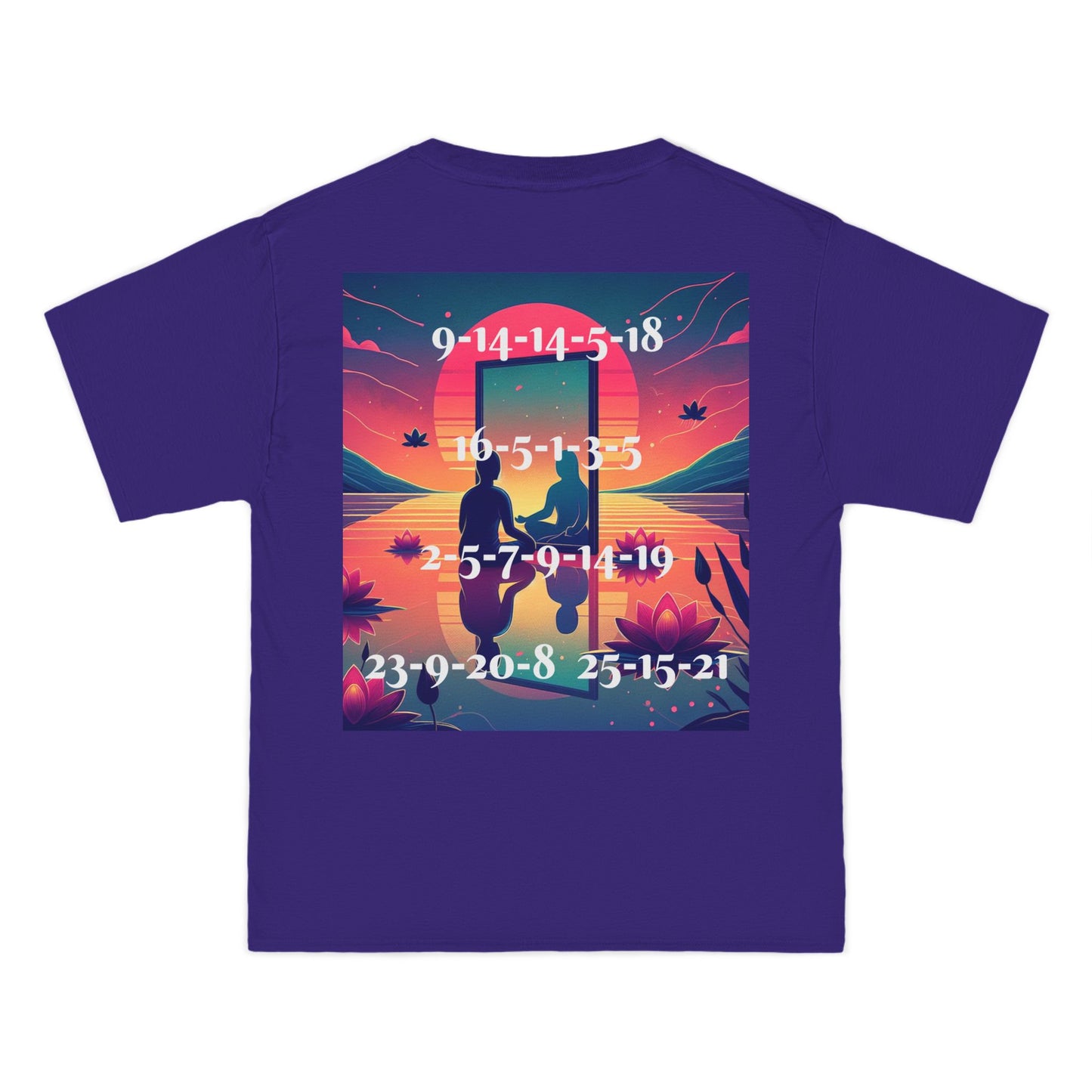 ENCODED | INNER PEACE BEGINS WITH YOU Unisex Beefy-T® short-sleeve T-shirt