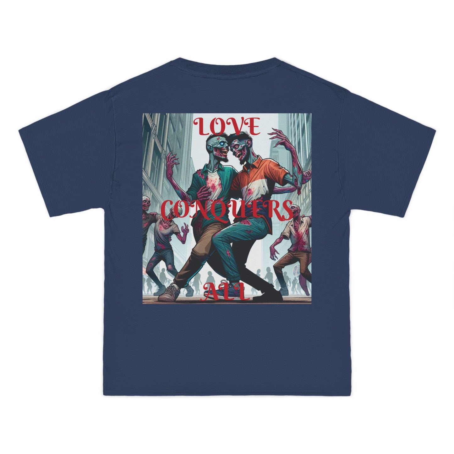 DECODED | LOVE CONQUERS ALL | Unisex Beefy-T® Short-Sleeve T-Shirt