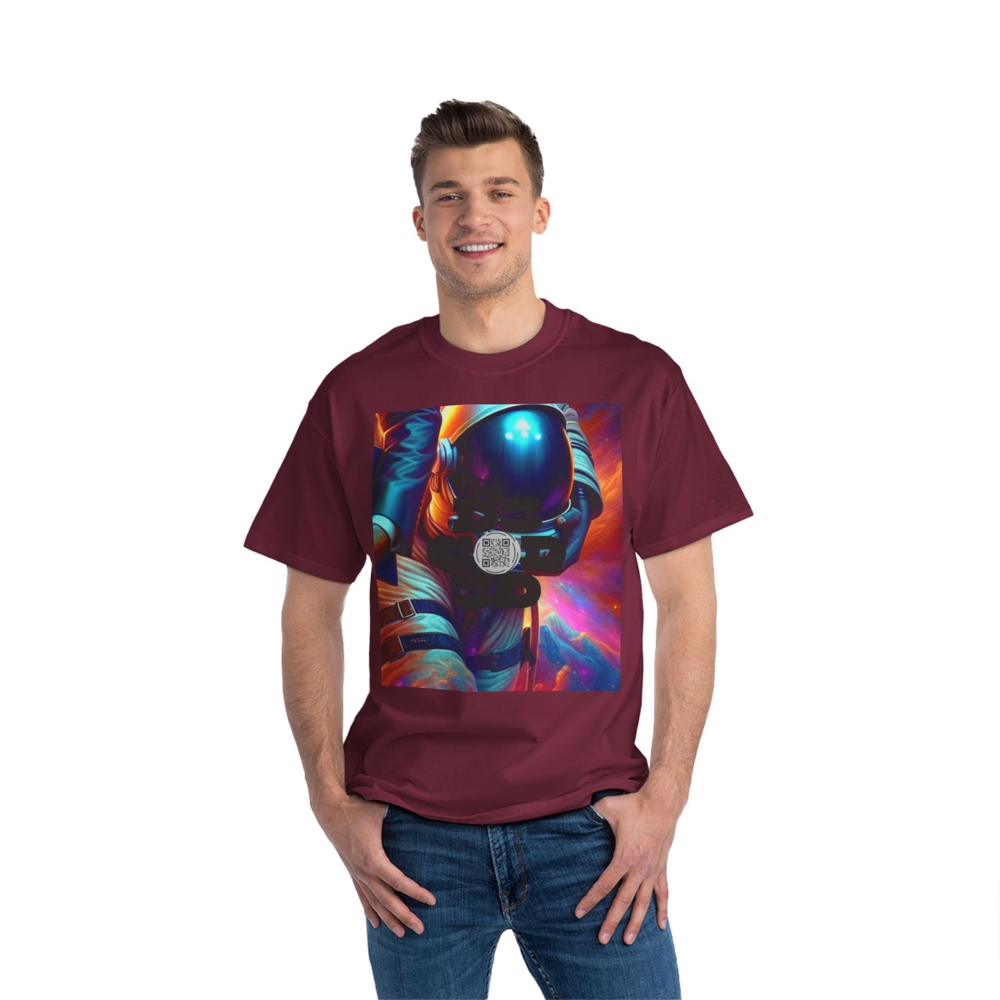 ENCODED | DREAM BIG Unisex Beefy-T® short-sleeve T-shirt