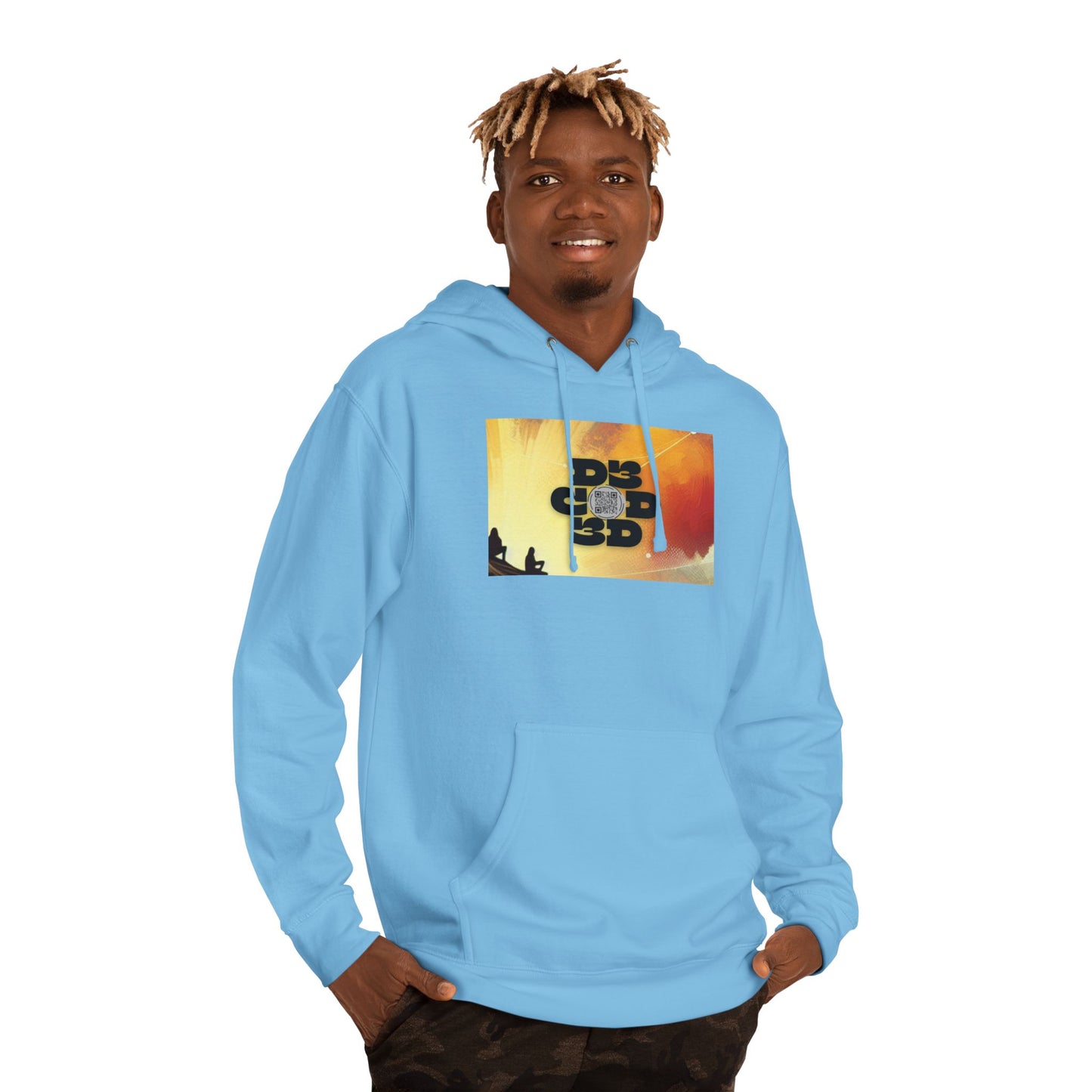 NO CODE | STAY ADVENTUROUS | Unisex Hooded Sweatshirt