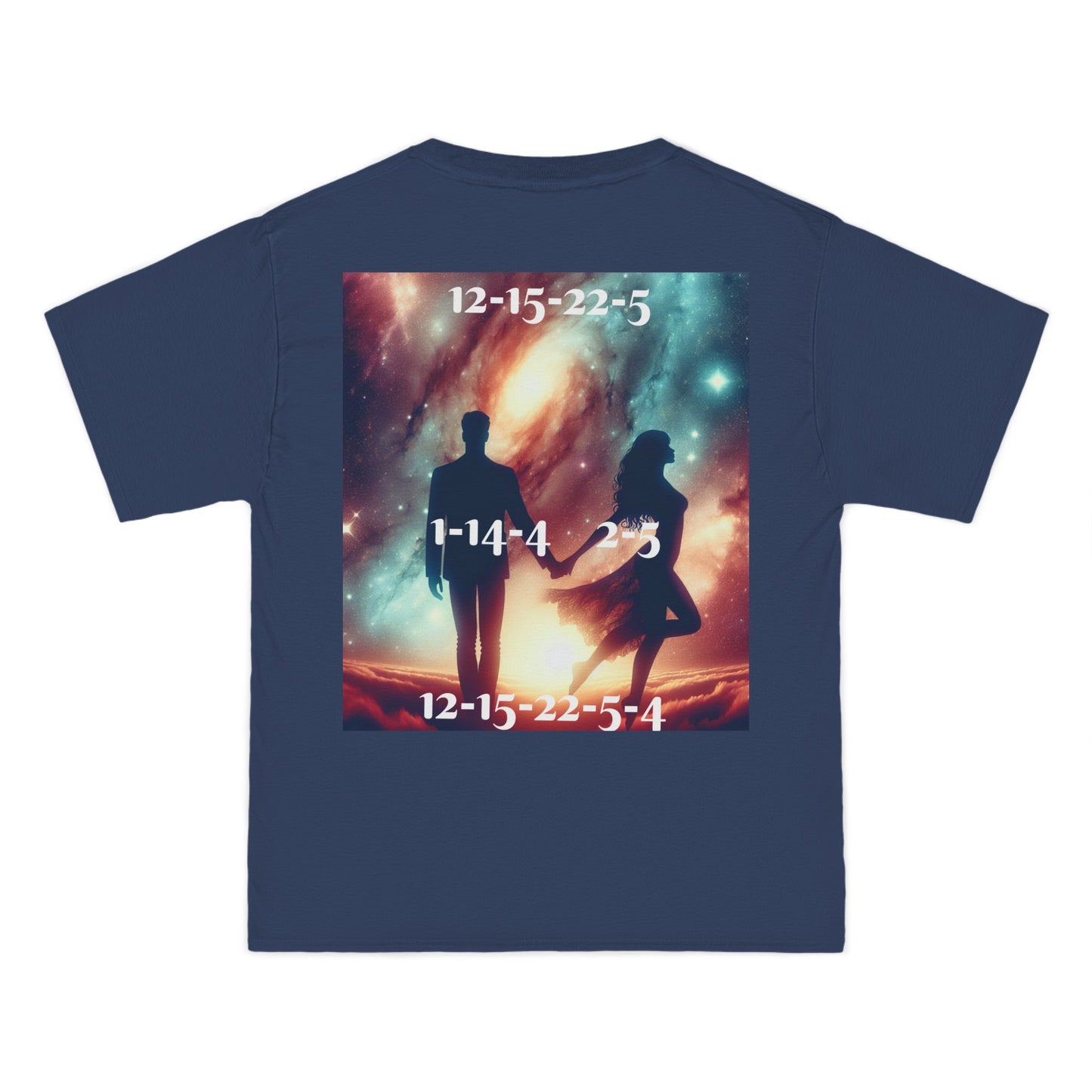 ENCODED | LOVE AND BE LOVED Unisex Beefy-T® short-sleeve T-shirt