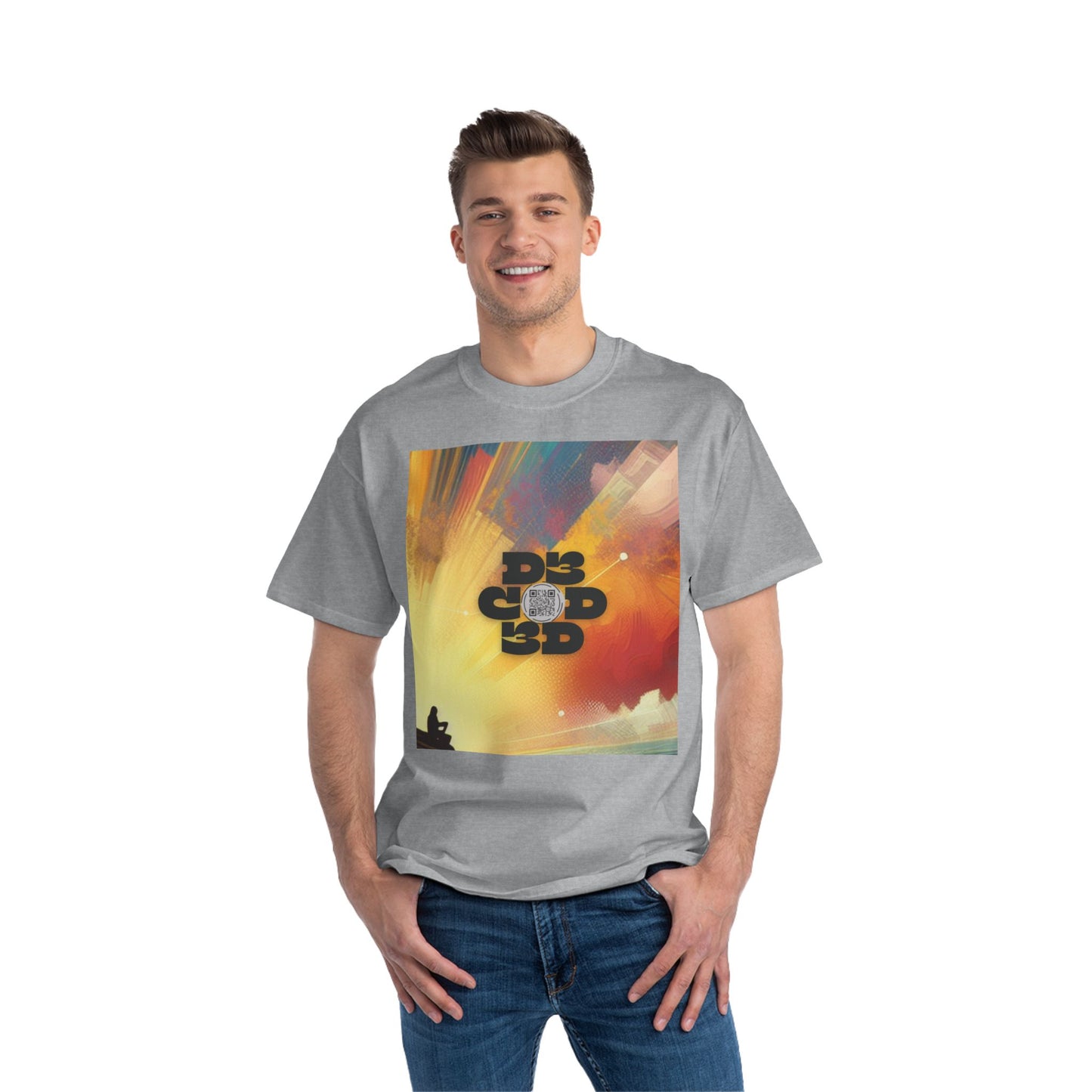 DECODED | STAY ADVENTUROUS | Unisex Beefy-T® Short-Sleeve T-Shirt