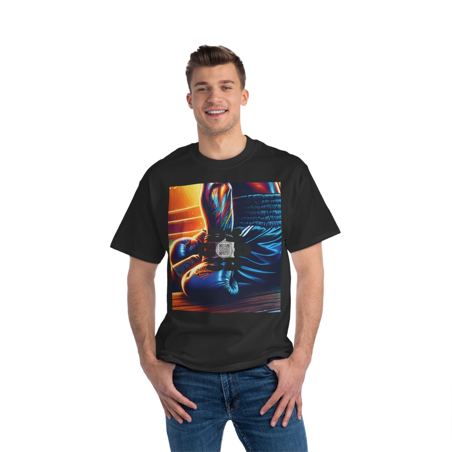ENCODED | DEFY DEFEAT Unisex Beefy-T® Short-Sleeve T-Shirt