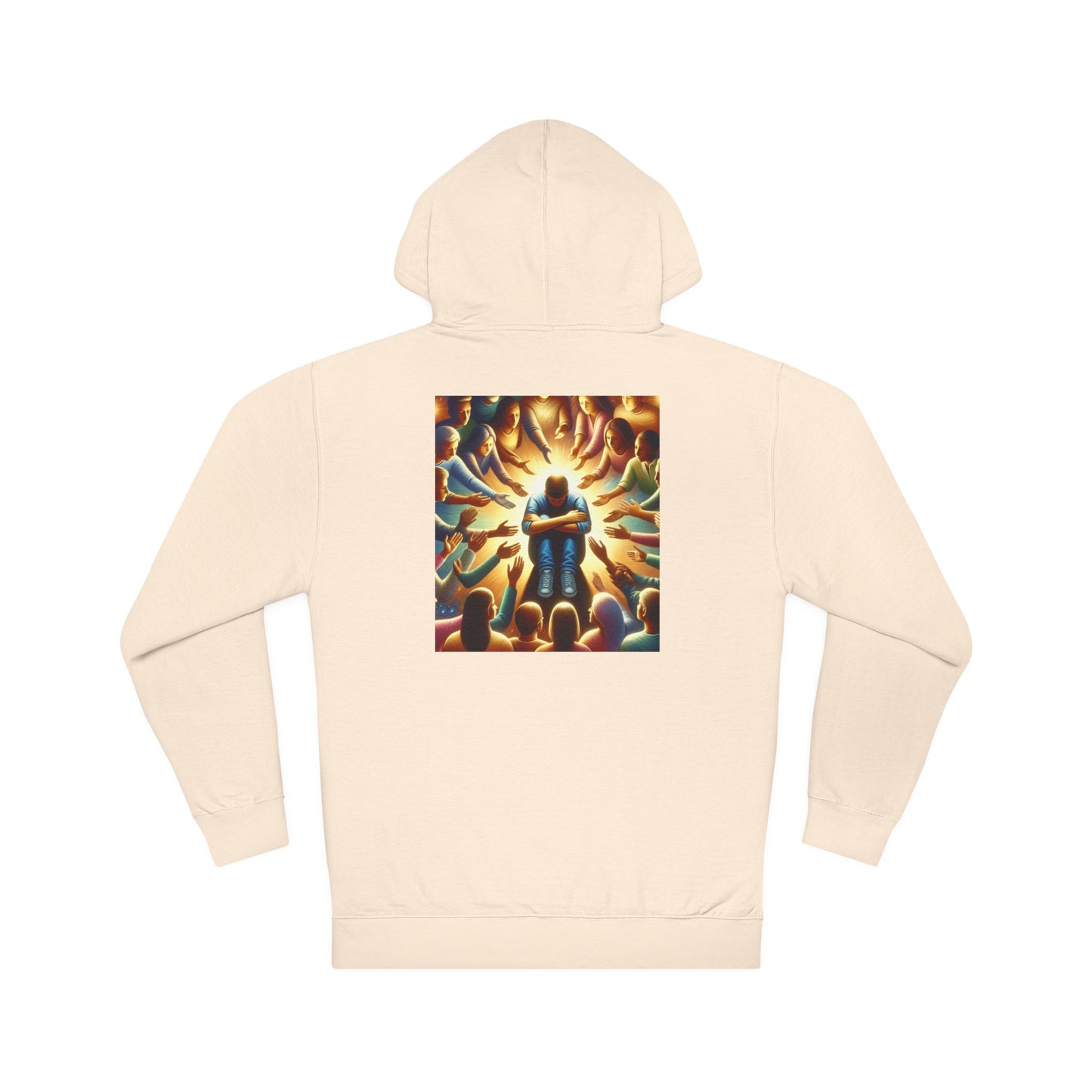 NO CODE | YOU ARE NOT ALONE | Unisex Hooded Sweatshirt