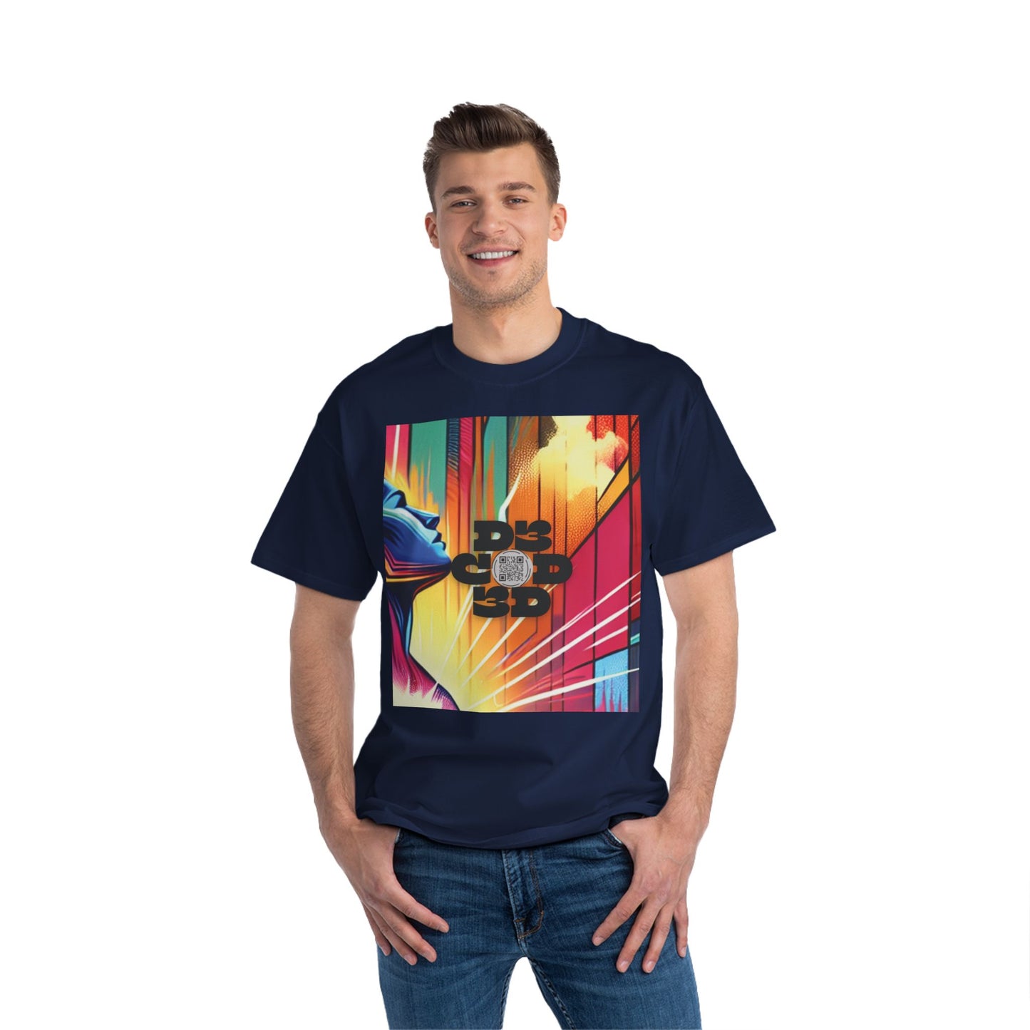 ENCODED | YOU HOLD THE POWER Unisex Beefy-T® Short-Sleeve T-Shirt
