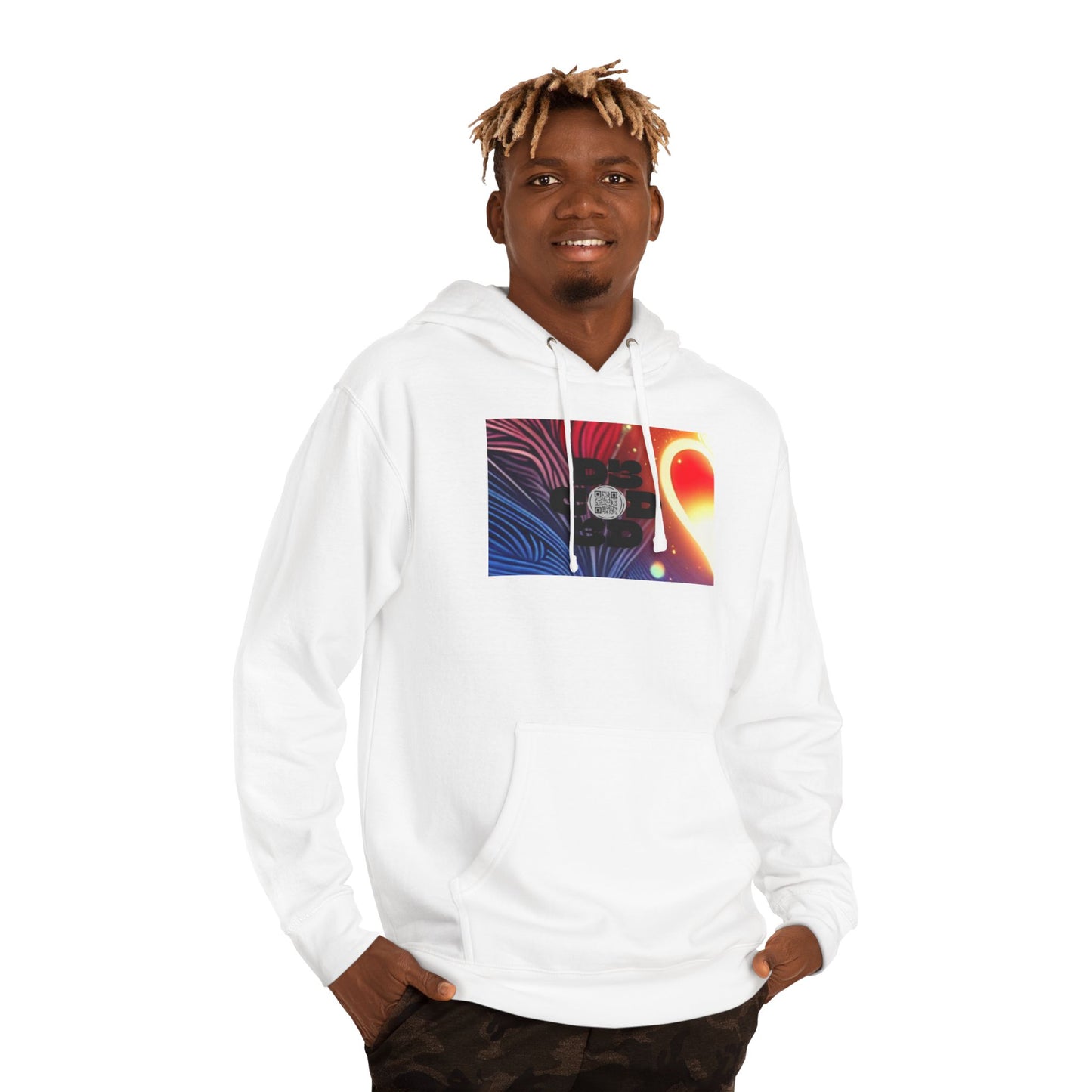NO CODE | FOLLOW YOUR HEART | Unisex Hooded Sweatshirt