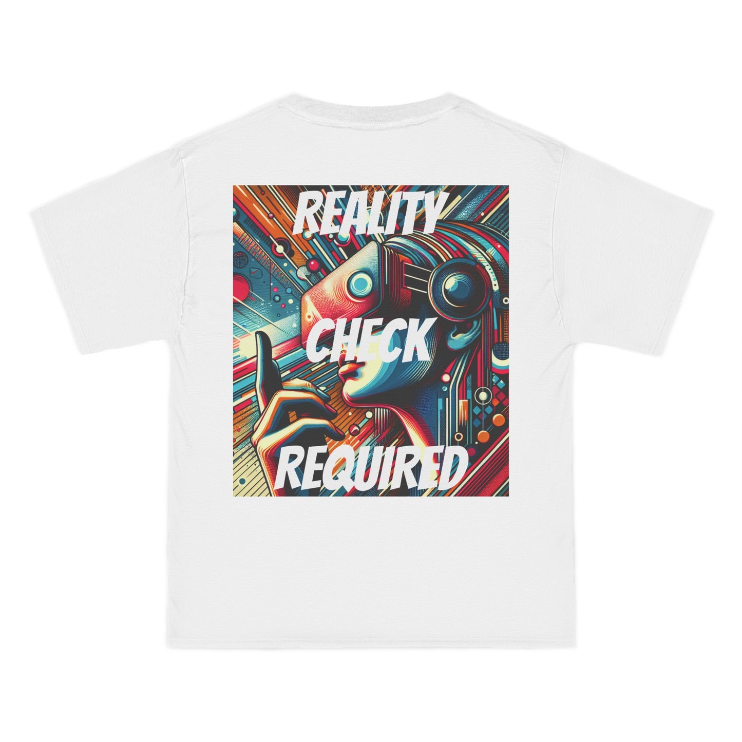 DECODED | REALITY CHECK REQUIRED | Unisex Beefy-T® Short-Sleeve T-Shirt