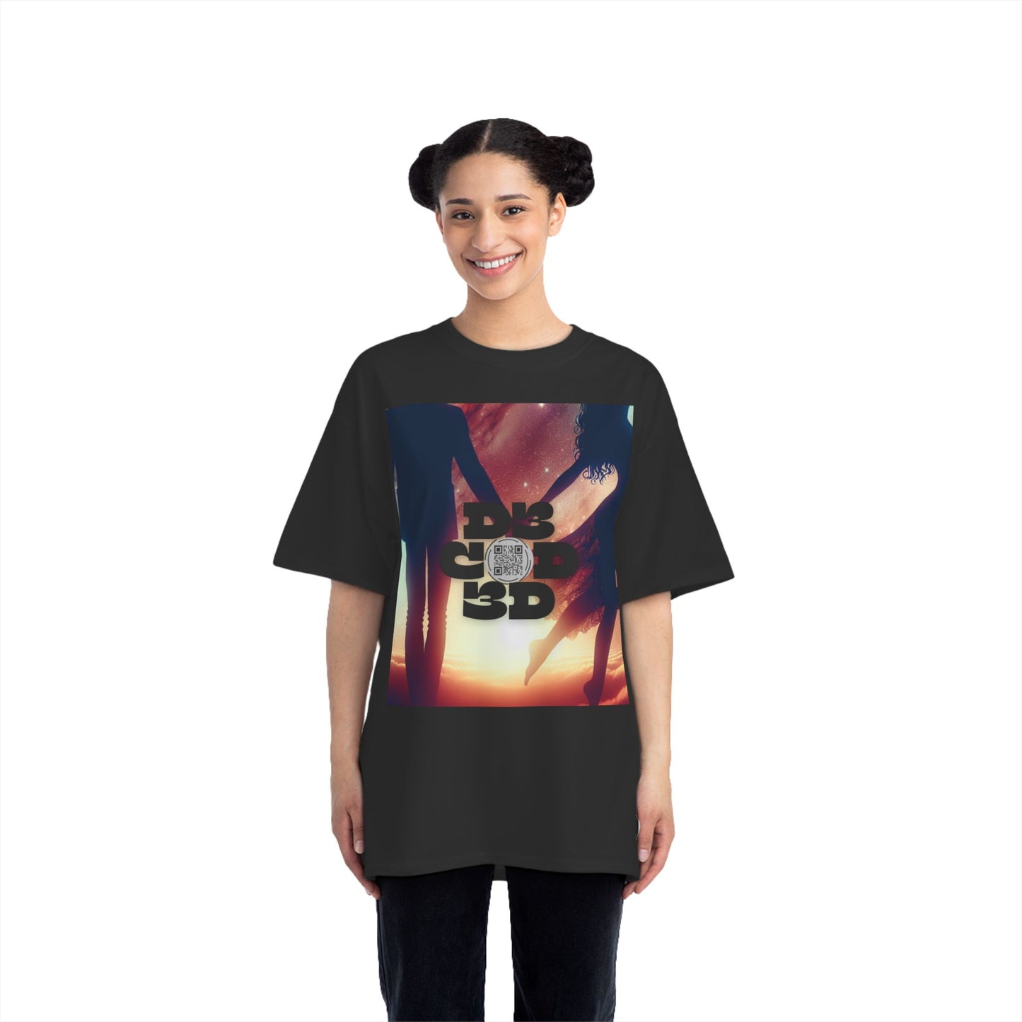 ENCODED | LOVE AND BE LOVED Unisex Beefy-T® short-sleeve T-shirt
