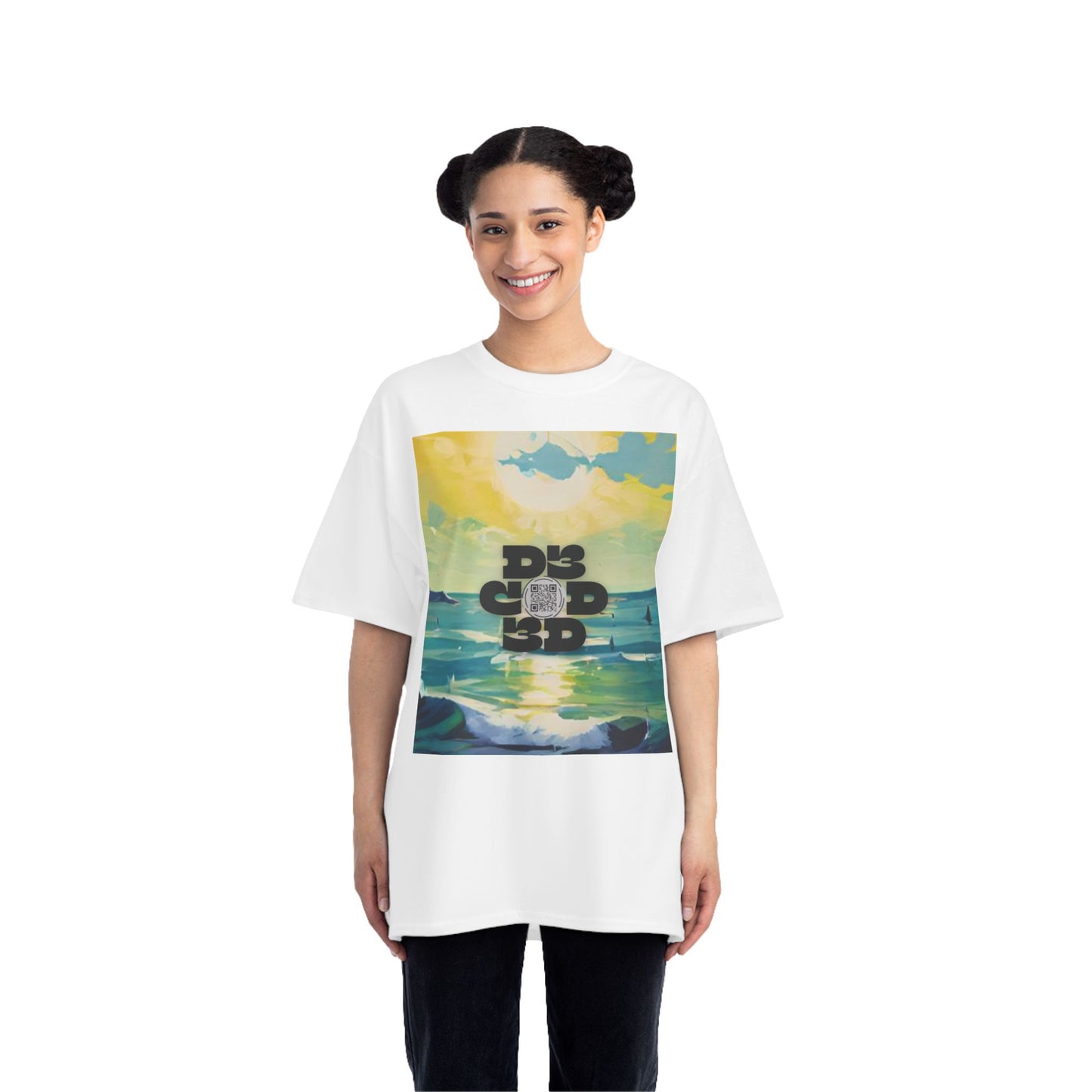 ENCODED | FIND YOUR HAPPY PLACE Unisex Beefy-T® Short-Sleeve T-Shirt