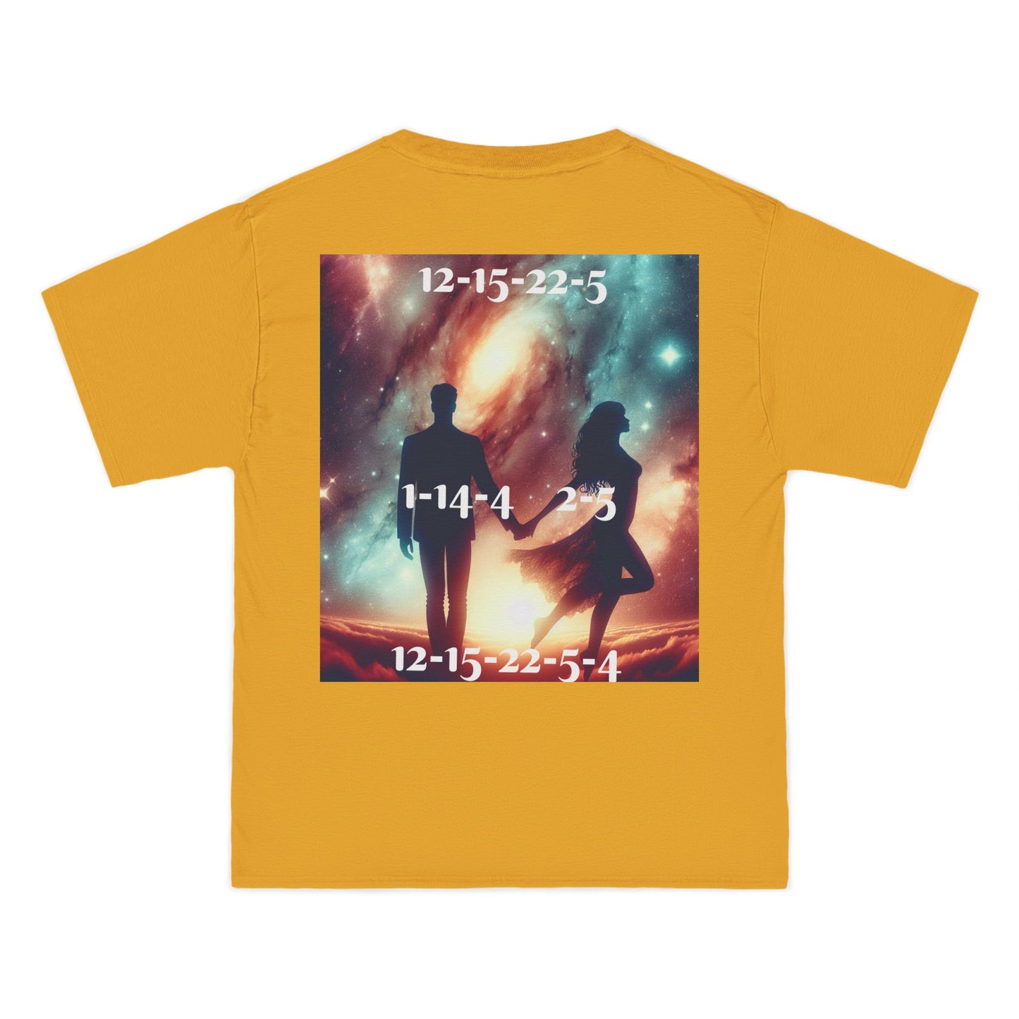 ENCODED | LOVE AND BE LOVED Unisex Beefy-T® short-sleeve T-shirt