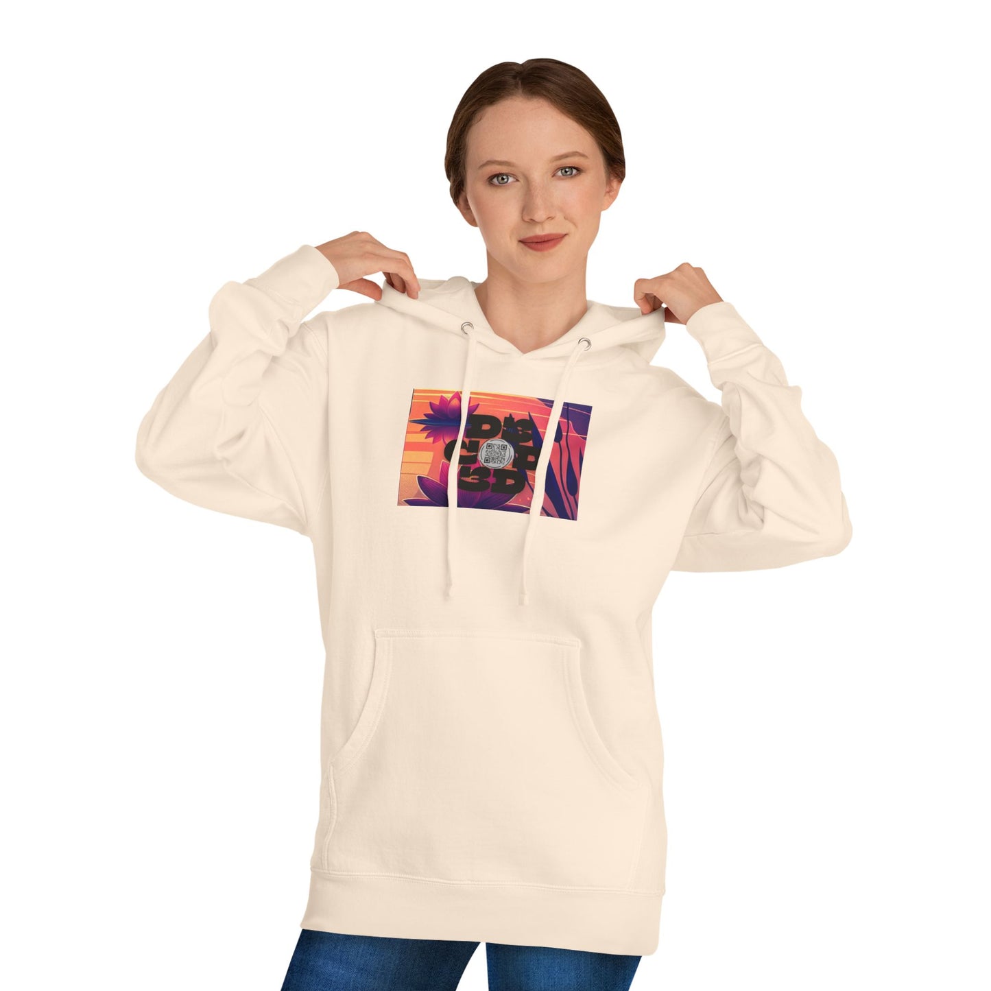 NO CODE | INNER PEACE BEGINS WITH YOU Unisex Hooded Sweatshirt