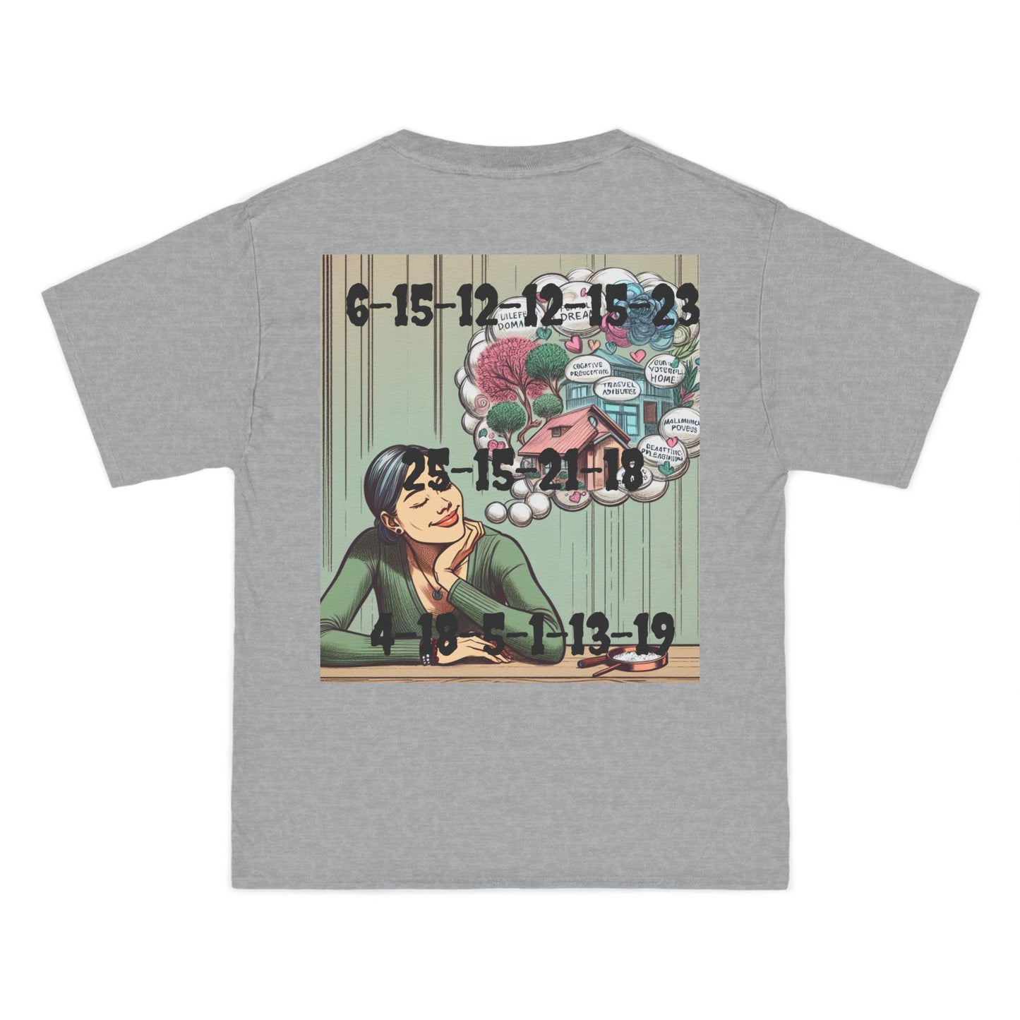 ENCODED | FOLLOW YOUR DREAMS Unisex Beefy-T® short-sleeve T-shirt