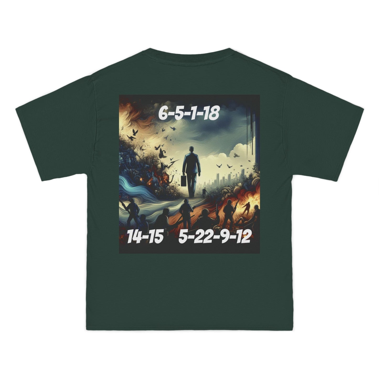ENCODED | FEAR NO EVIL Unisex Beefy-T® Short-Sleeve T-Shirt