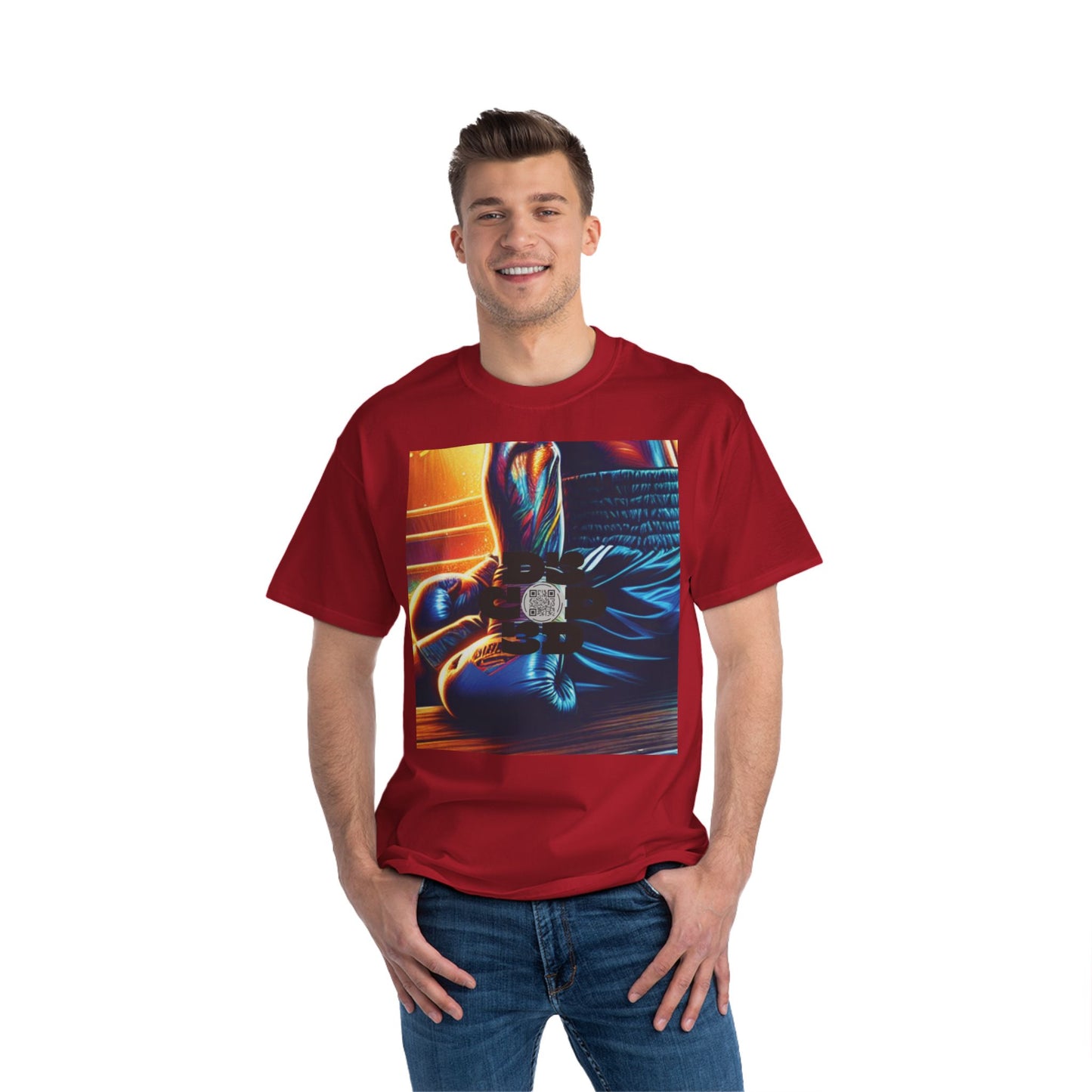 ENCODED | DEFY DEFEAT Unisex Beefy-T® Short-Sleeve T-Shirt