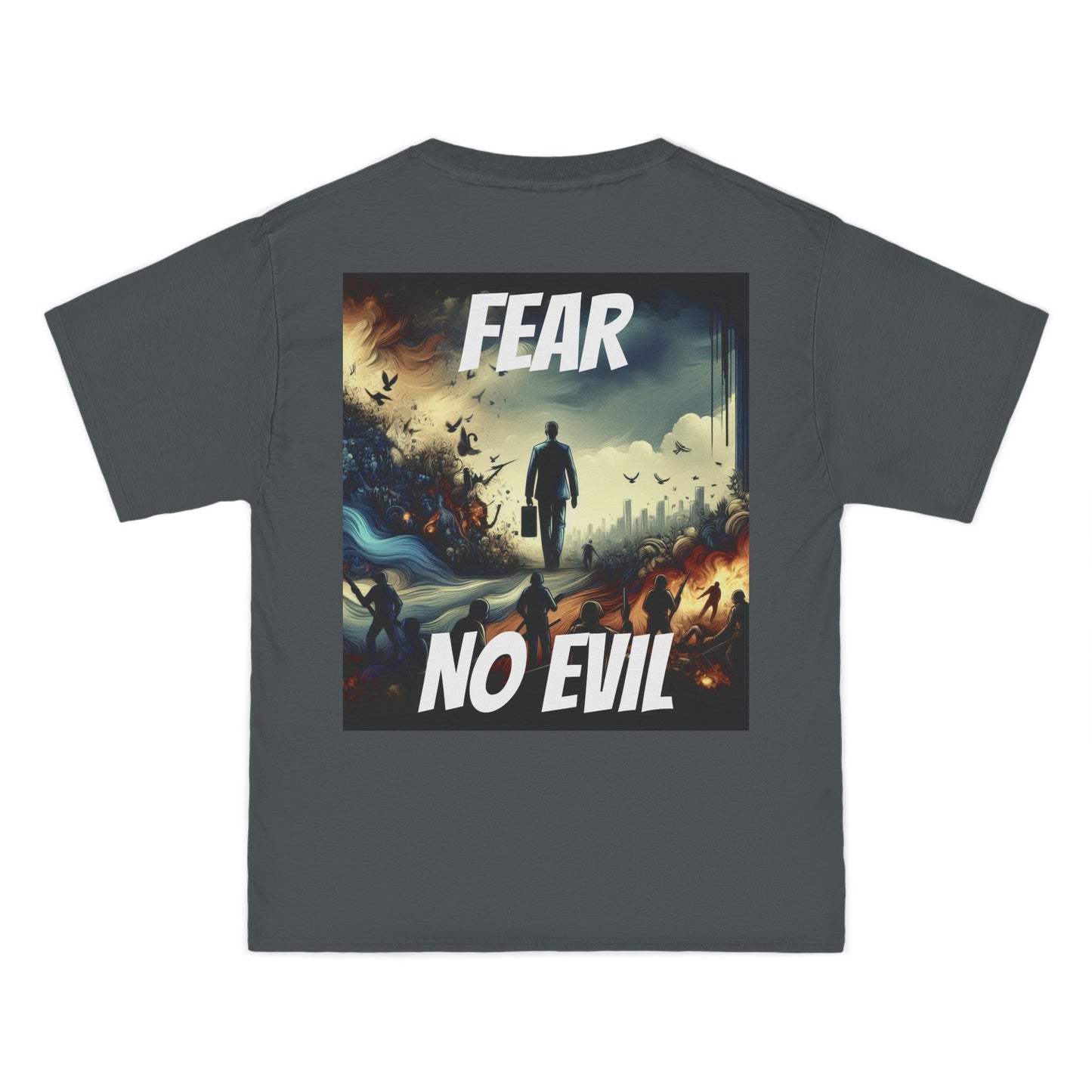 DECODED | FEAR NO EVIL | Unisex Beefy-T® Short-Sleeve T-Shirt