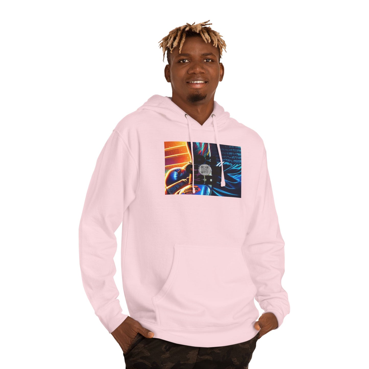 NO CODE | DEFY DEFEAT | Unisex Hooded Sweatshirt