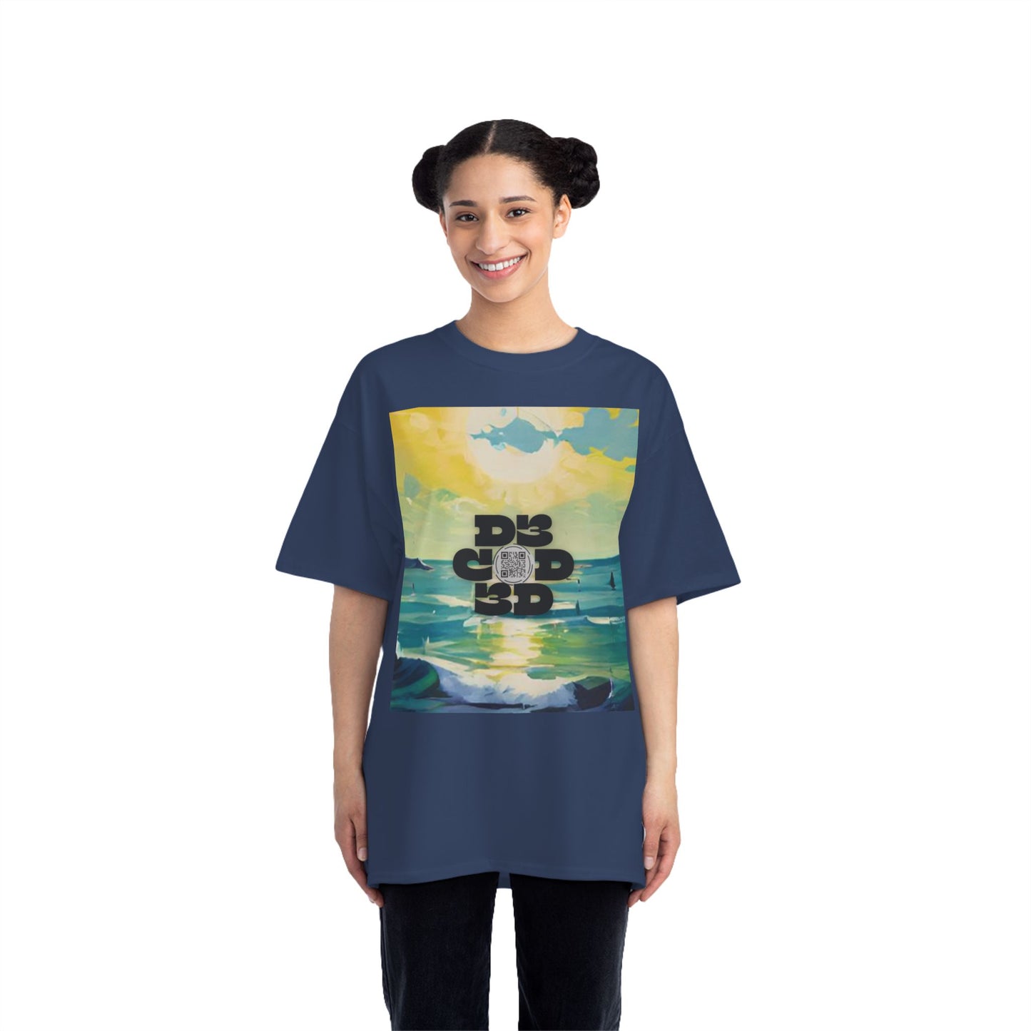 ENCODED | FIND YOUR HAPPY PLACE Unisex Beefy-T® Short-Sleeve T-Shirt