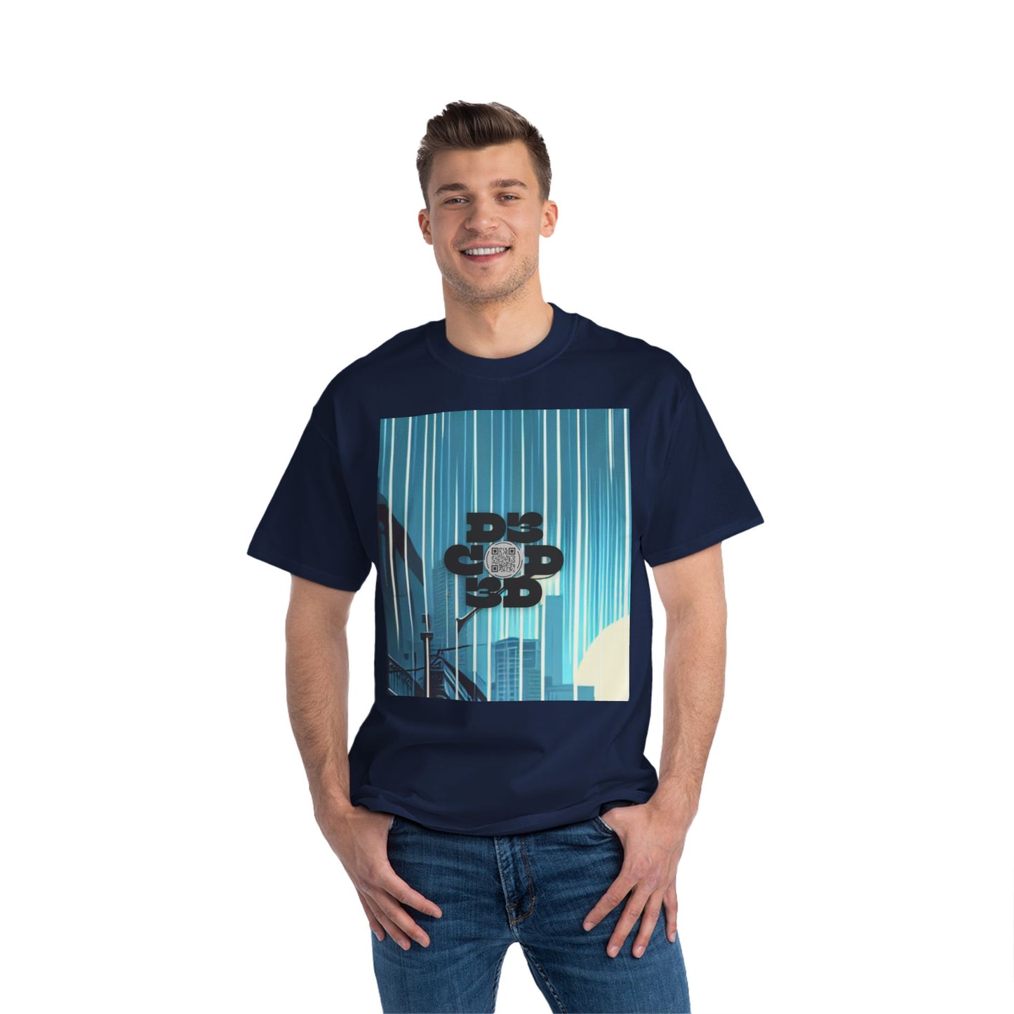 NO CODE | EMBRACE THE STORM | Unisex Beefy-T® Short-Sleeve T-Shirt