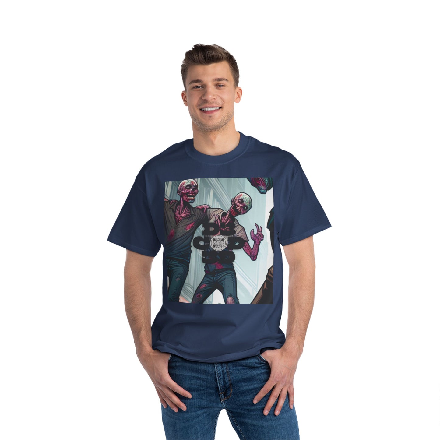 NO CODE | LOVE CONQUERS ALL | Unisex Beefy-T® Short-Sleeve T-Shirt
