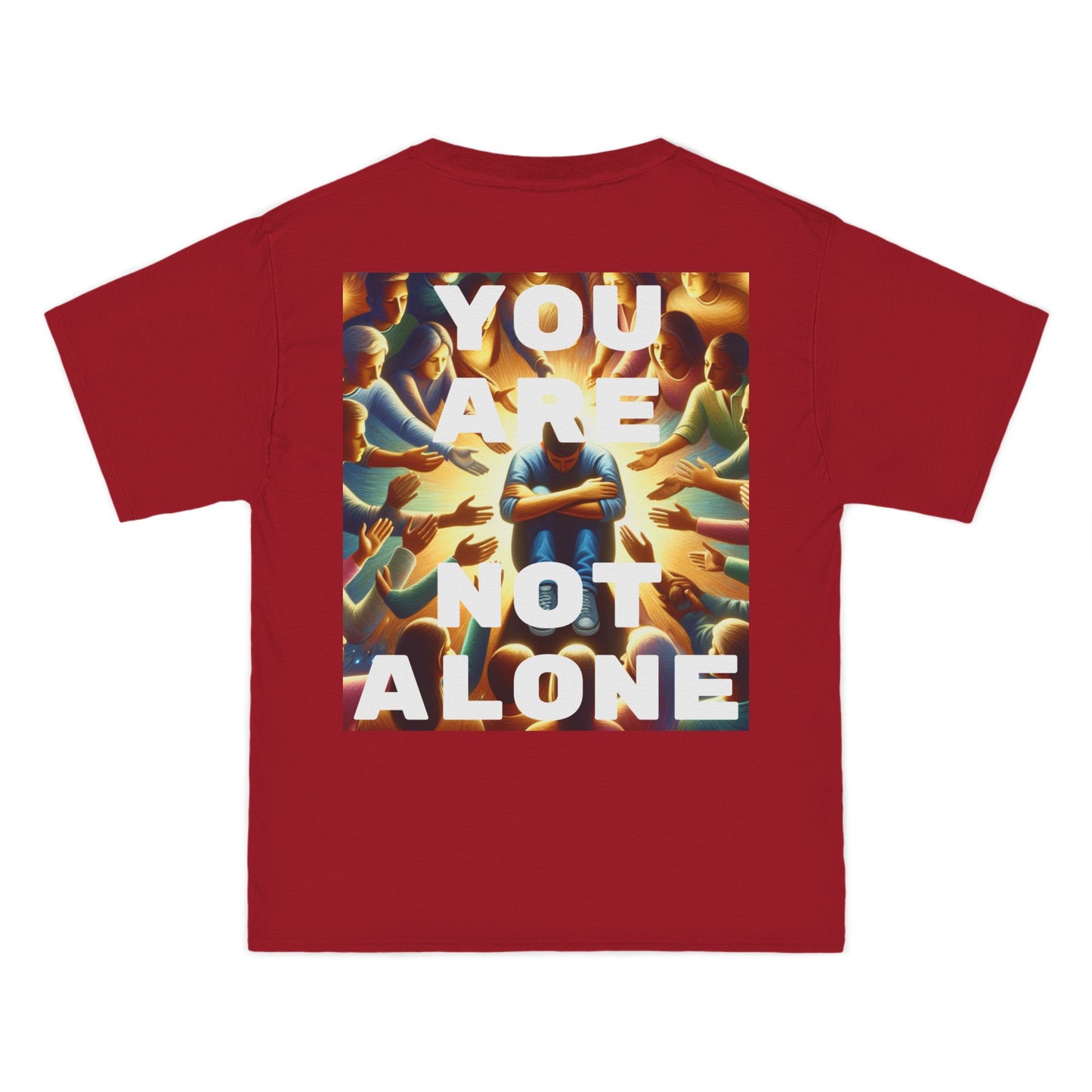DECODED | YOU ARE NOT ALONE | Unisex Beefy-T® short-sleeve T-shirt