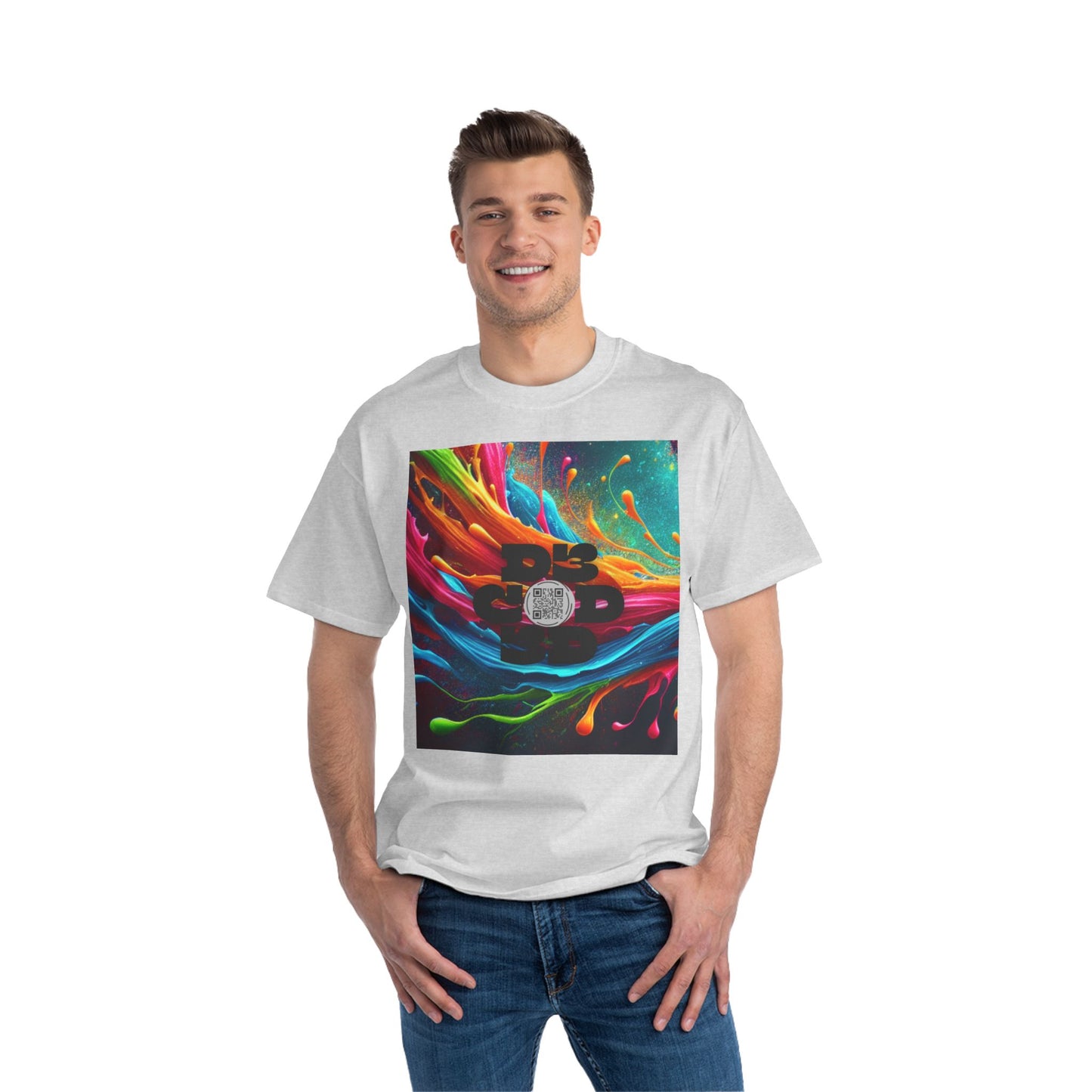 ENCODED | KEEP EVOLVING Unisex Beefy-T® short-sleeve T-shirt