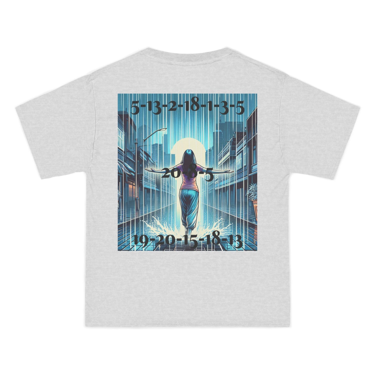 ENCODED | EMBRACE THE STORM Unisex Beefy-T® Short-Sleeve T-Shirt