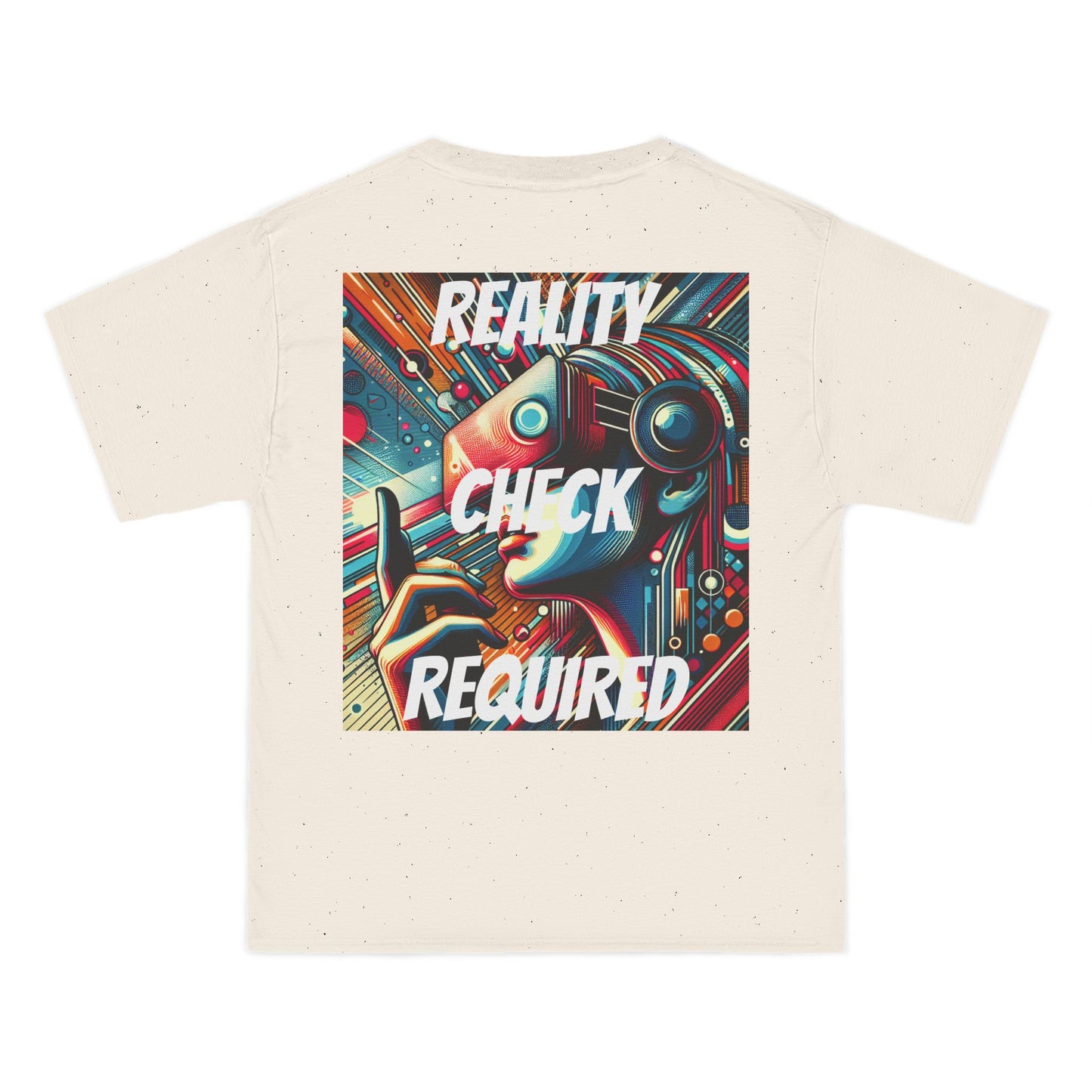 DECODED | REALITY CHECK REQUIRED | Unisex Beefy-T® Short-Sleeve T-Shirt