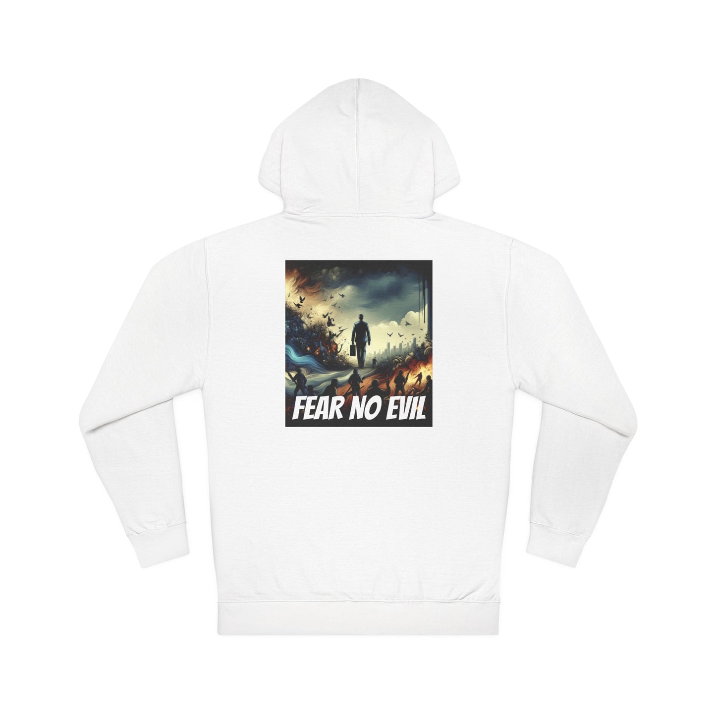 DECODED | FEAR NO EVIL | Unisex Hooded Sweatshirt
