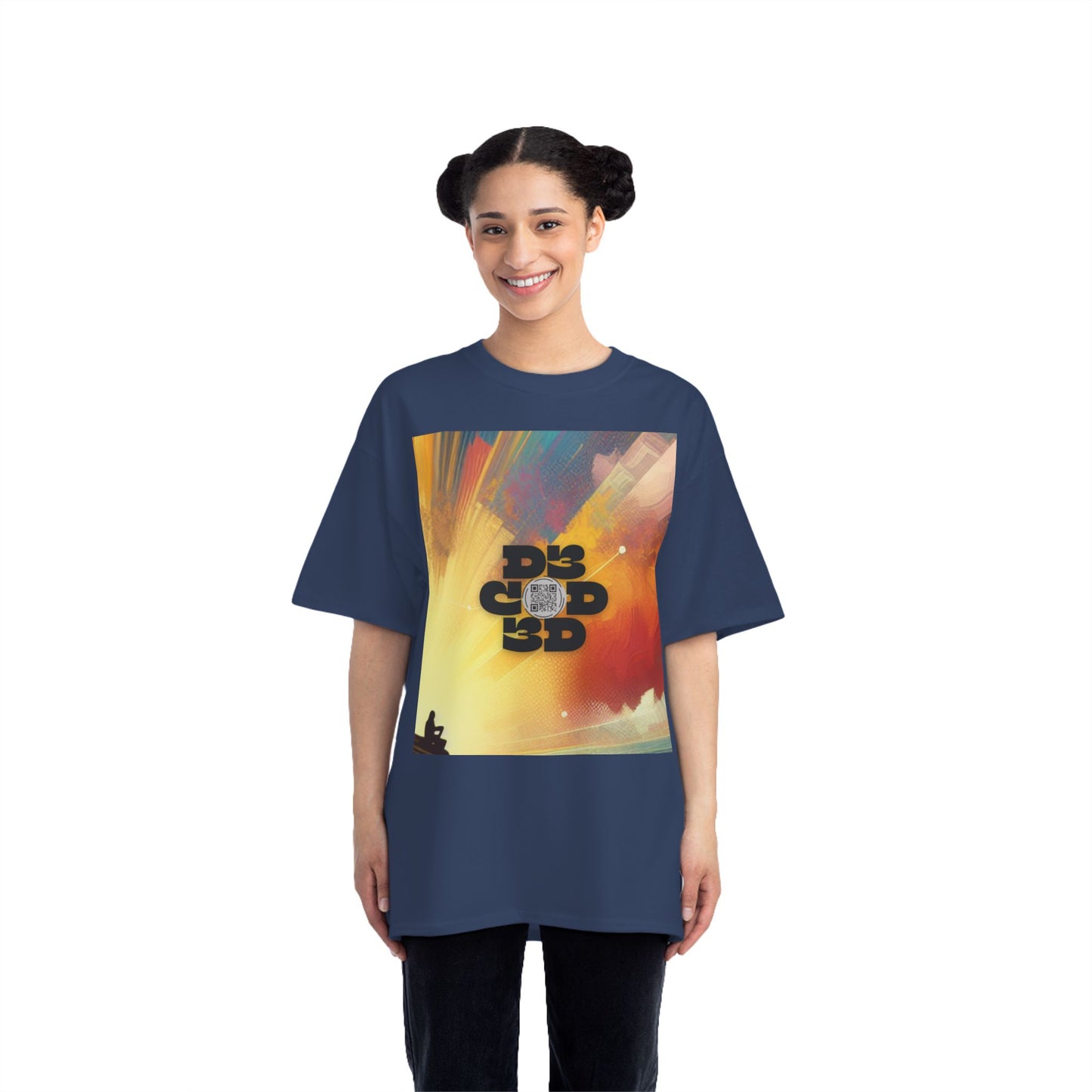 ENCODED | STAY ADVENTUROUS Unisex Beefy-T® Short-Sleeve T-Shirt
