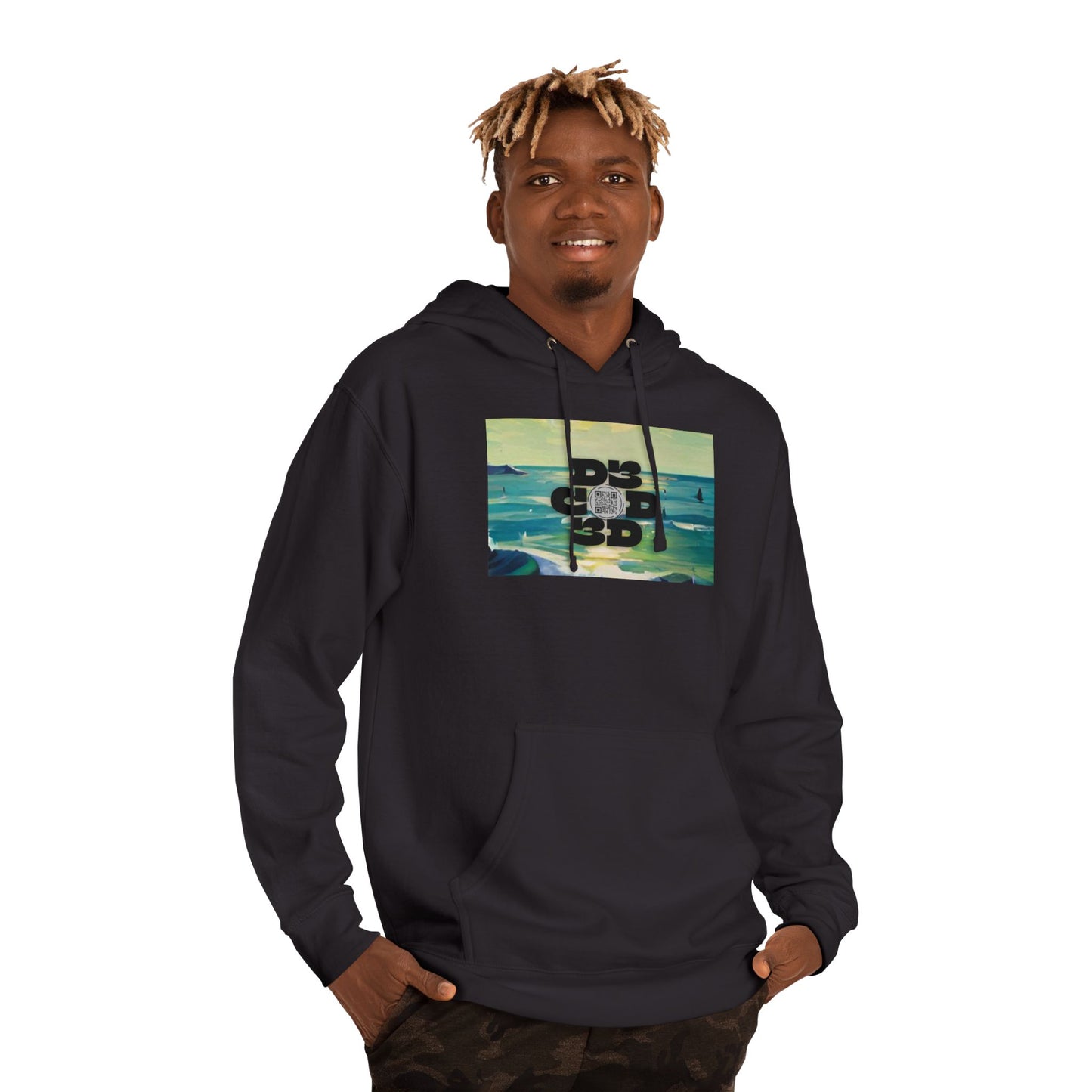 NO CODE | FIND YOUR HAPPY PLACE | Unisex Hooded Sweatshirt
