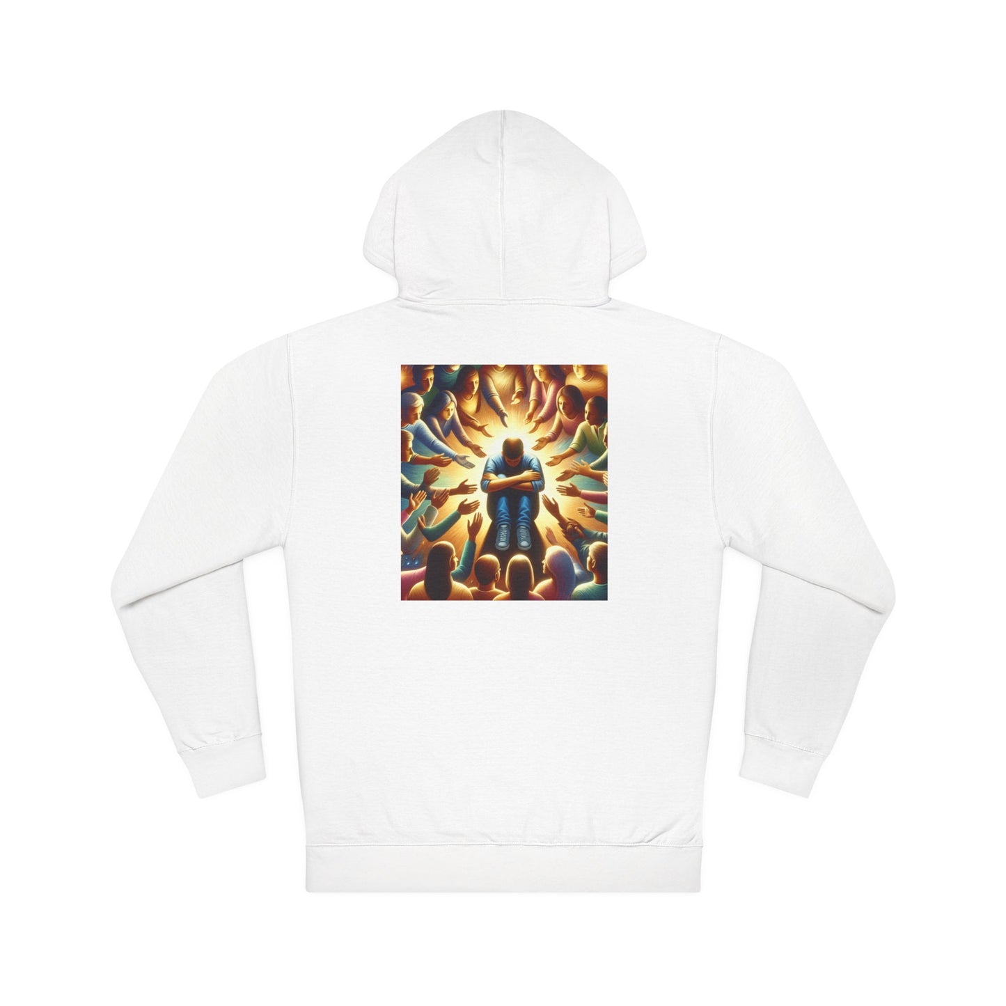 NO CODE | YOU ARE NOT ALONE | Unisex Hooded Sweatshirt