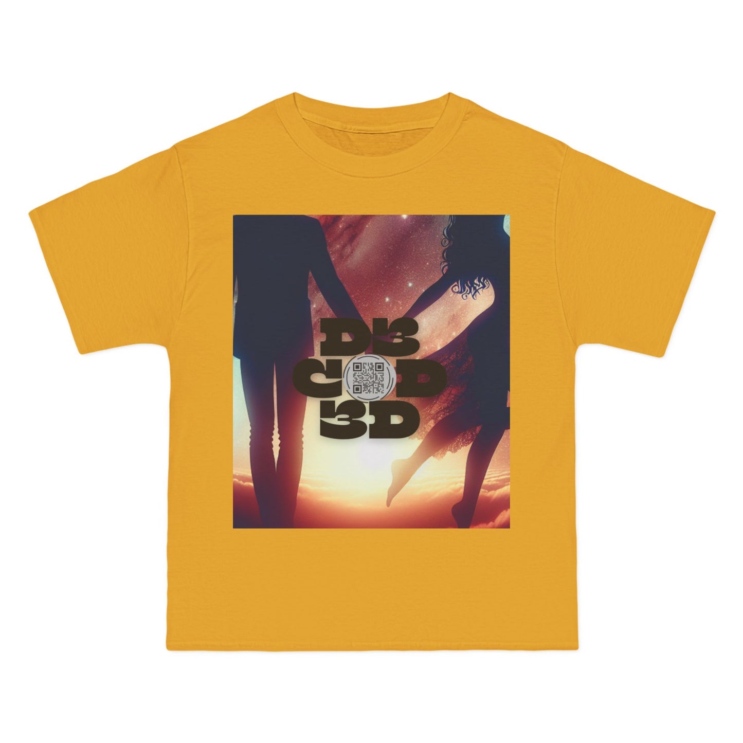 ENCODED | LOVE AND BE LOVED Unisex Beefy-T® short-sleeve T-shirt