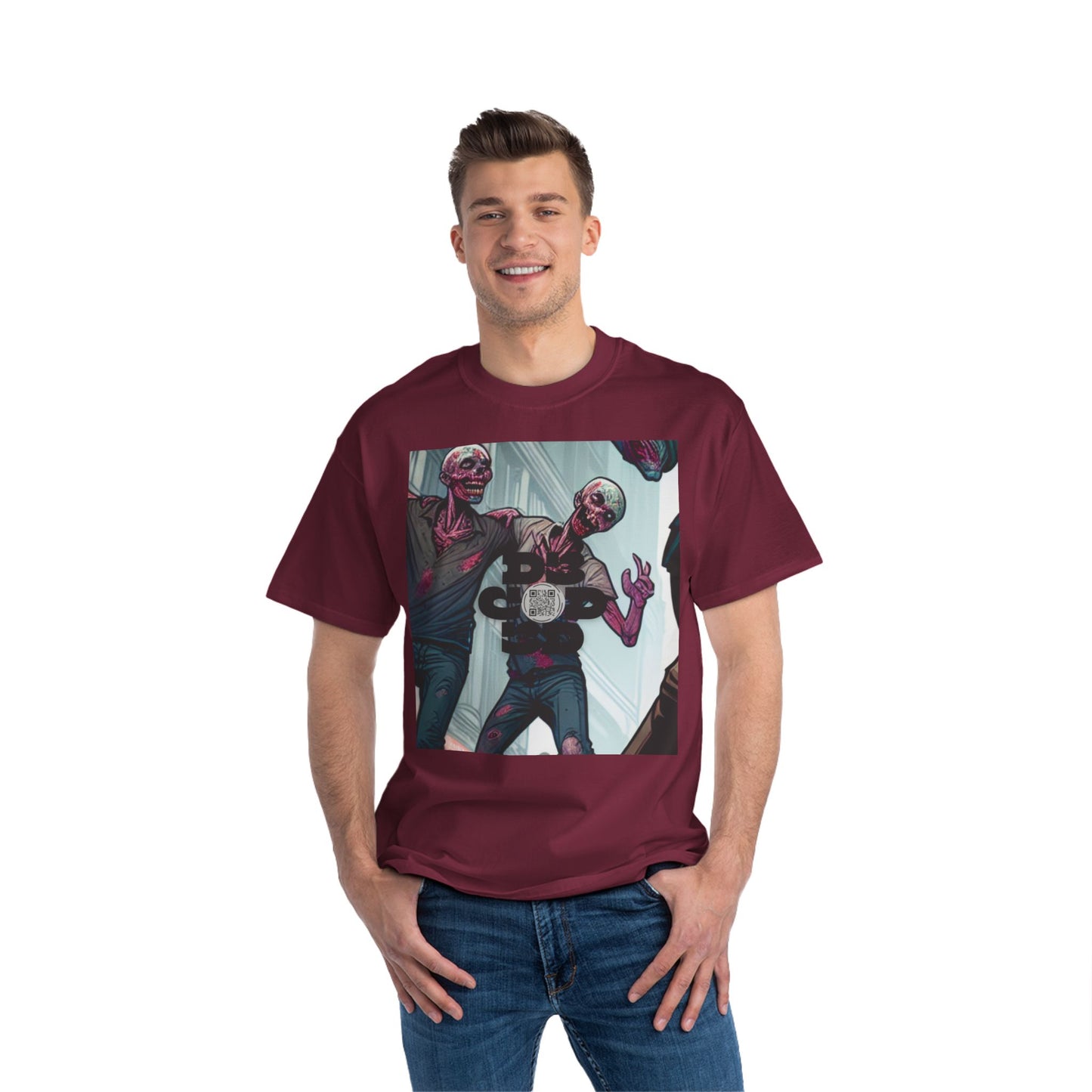 NO CODE | LOVE CONQUERS ALL | Unisex Beefy-T® Short-Sleeve T-Shirt