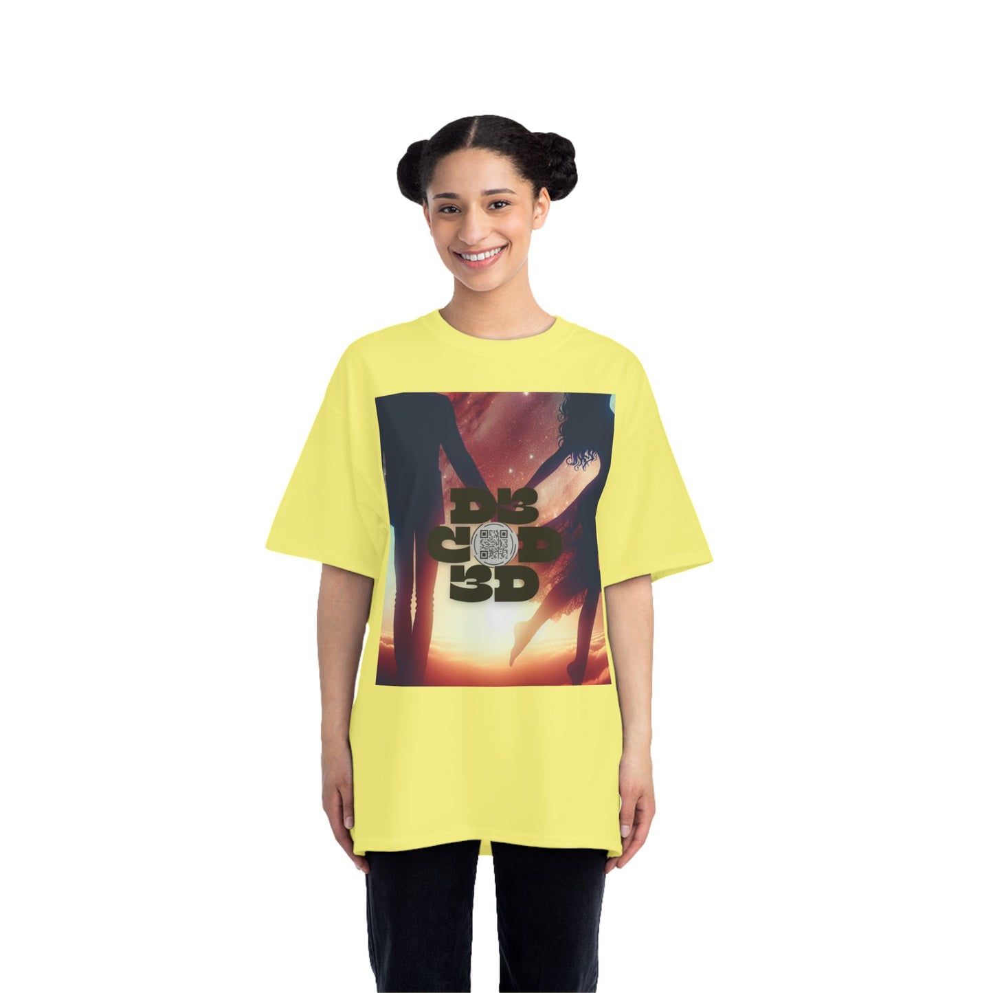 ENCODED | LOVE AND BE LOVED Unisex Beefy-T® short-sleeve T-shirt