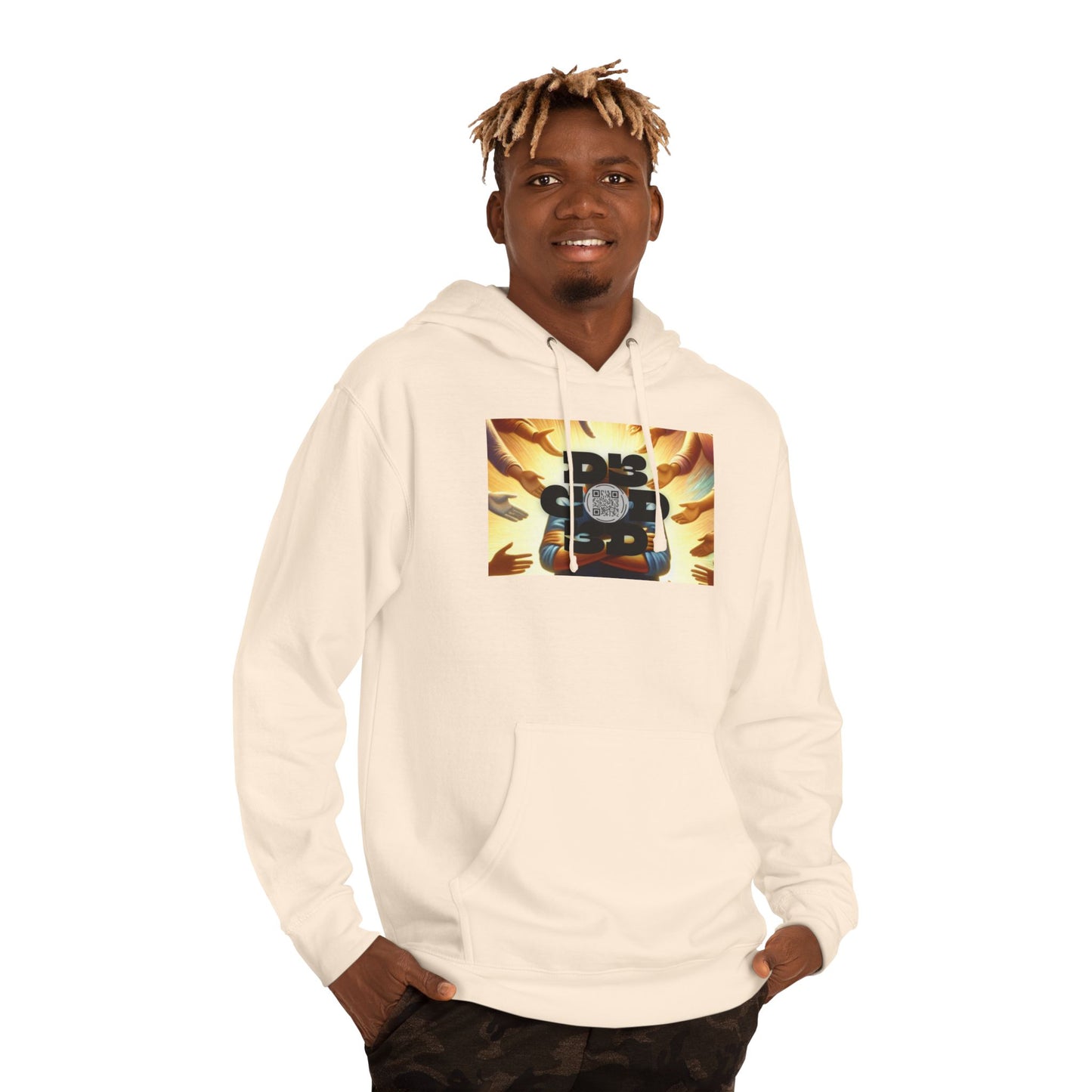 NO CODE | YOU ARE NOT ALONE | Unisex Hooded Sweatshirt